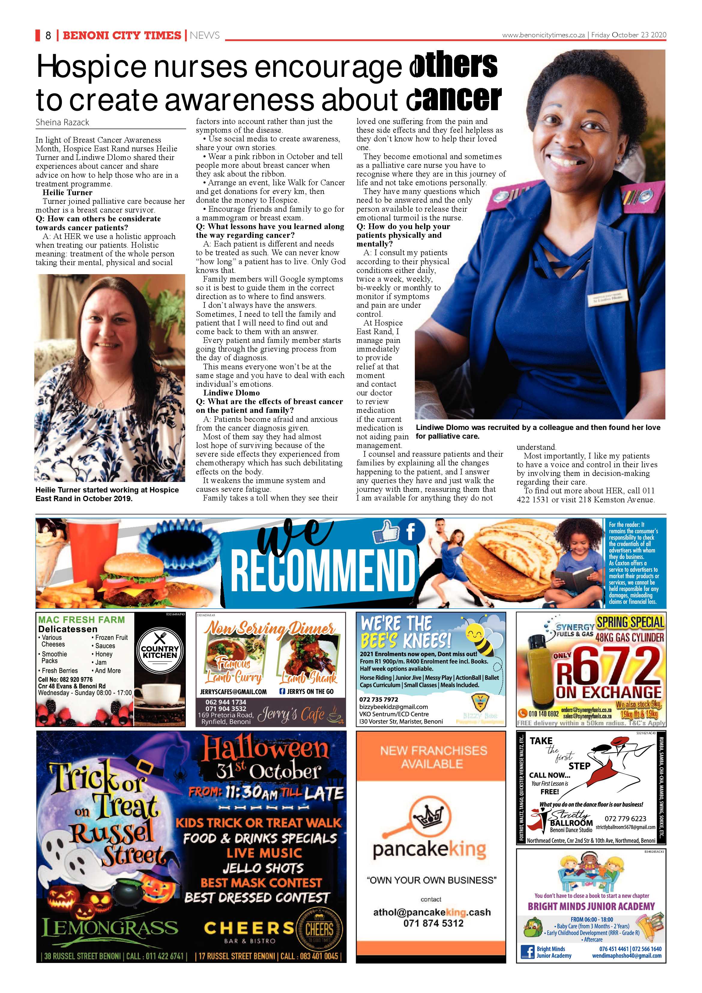 Benoni City Times 22 October 2020 page 8