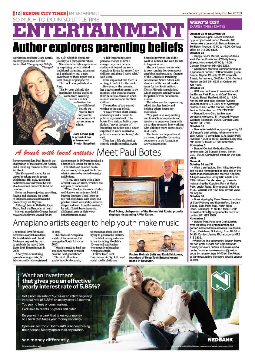Benoni City Times 22 October 2021 page 12