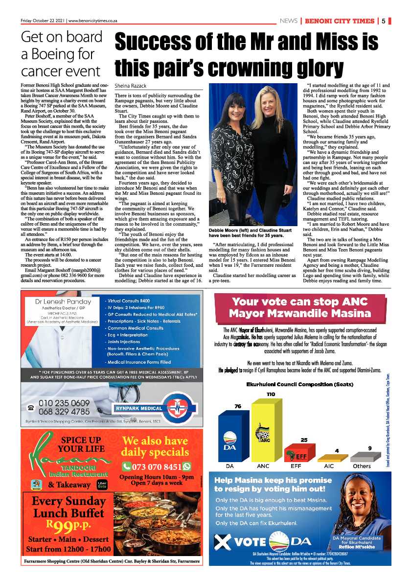 Benoni City Times 22 October 2021 page 5