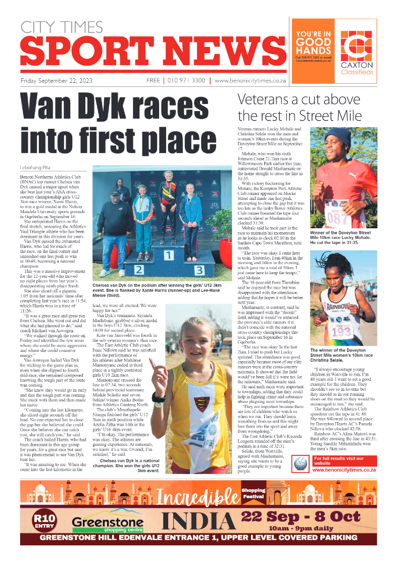 Benoni City Times 22 September 2023 page 12