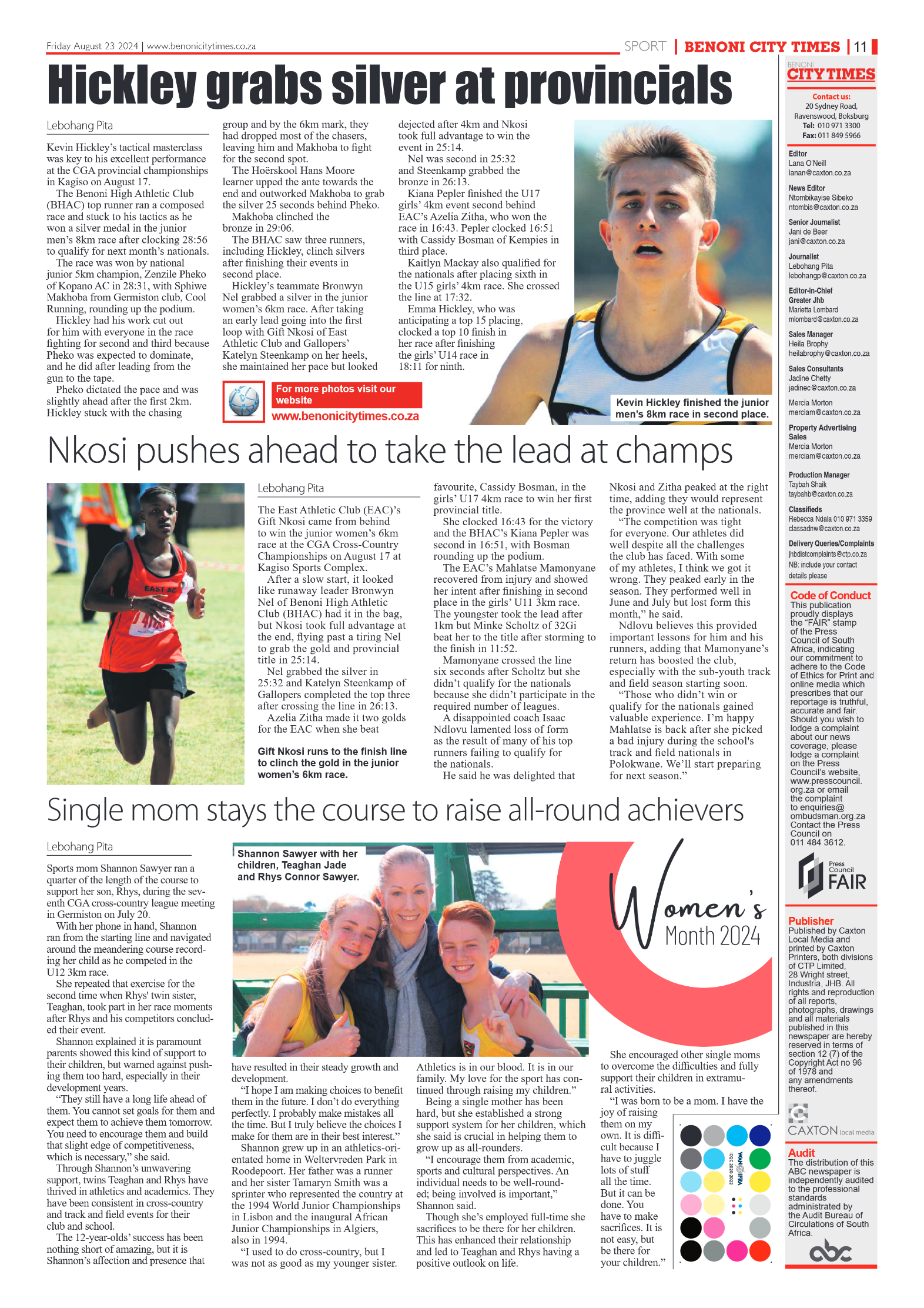 Benoni City Times 23 August 2024 page 11