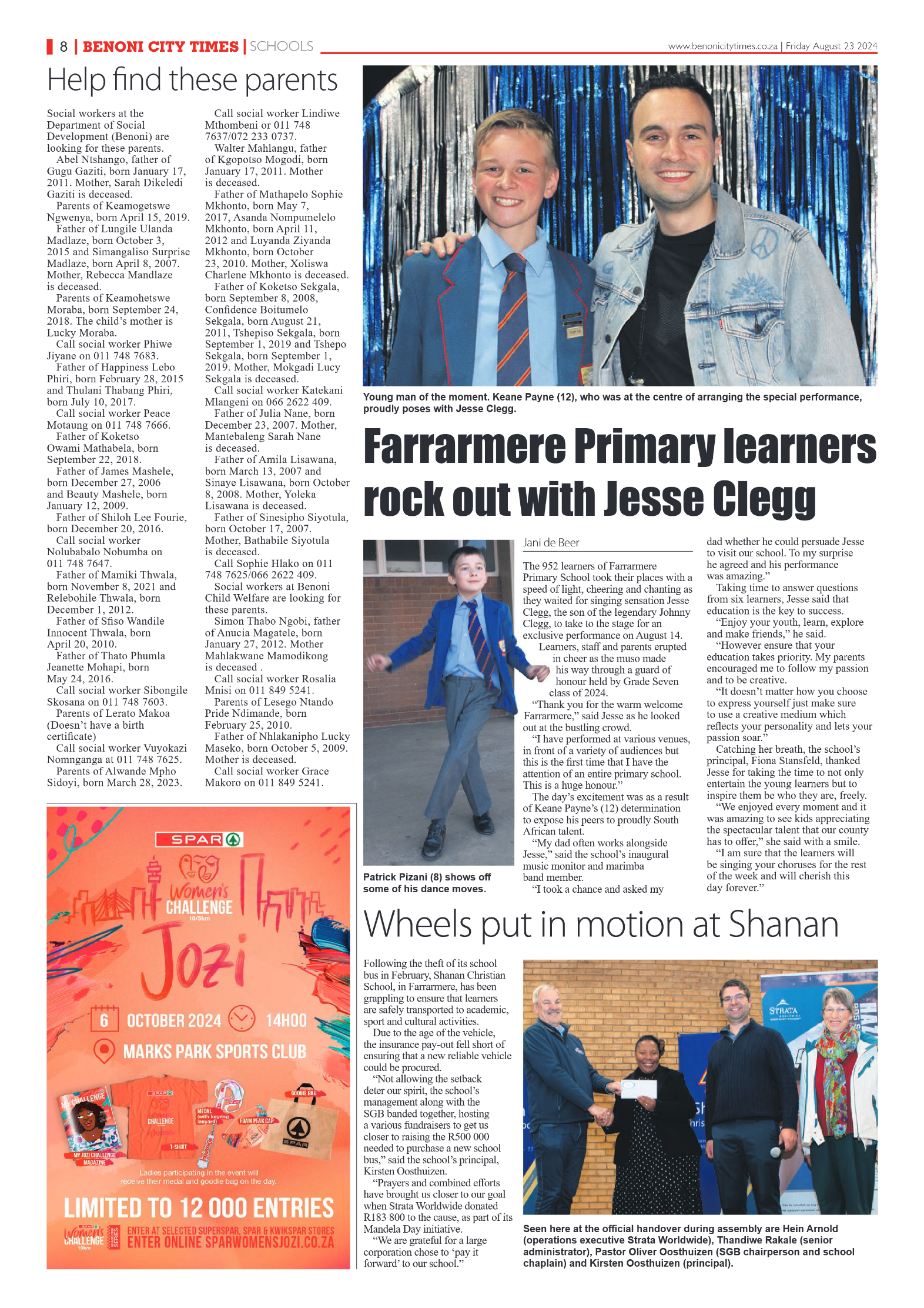 Benoni City Times 23 August 2024 page 8