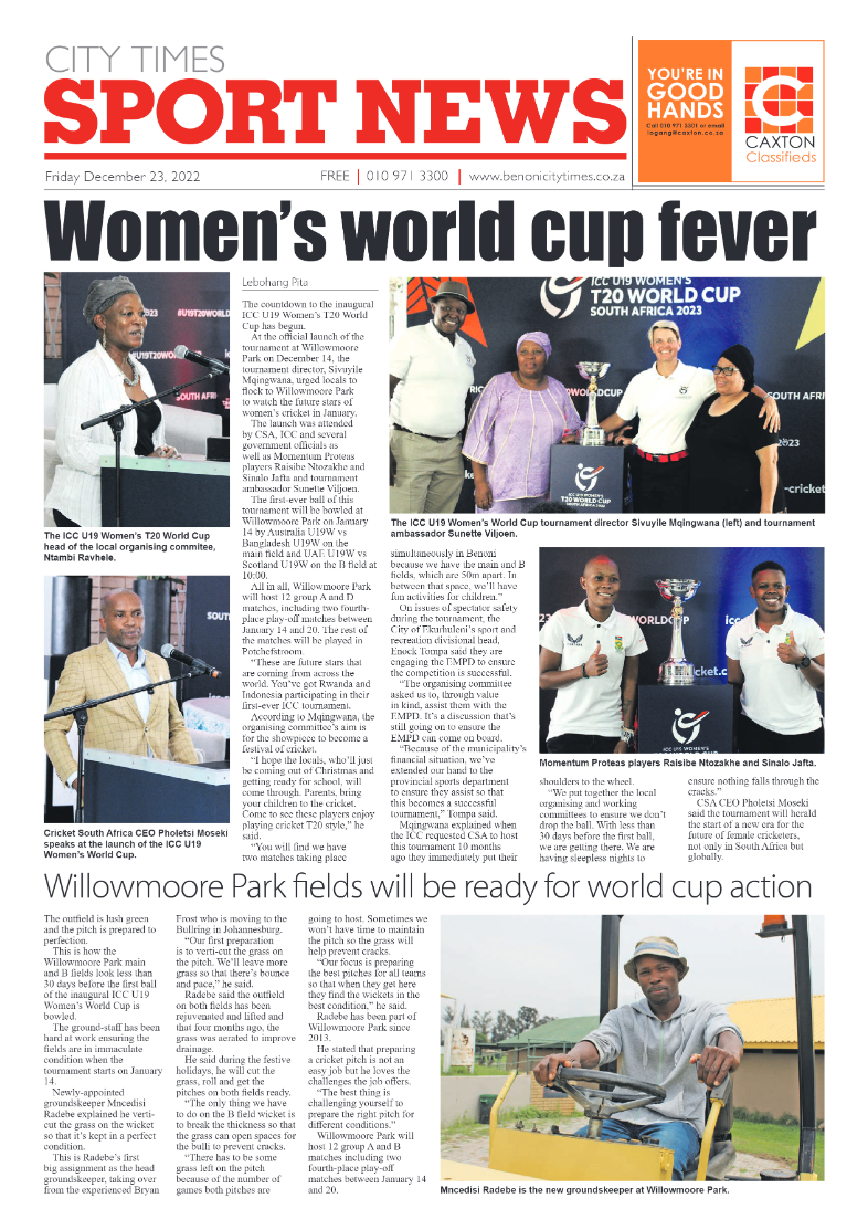 Benoni City Times 23 Dec 2022 page 8
