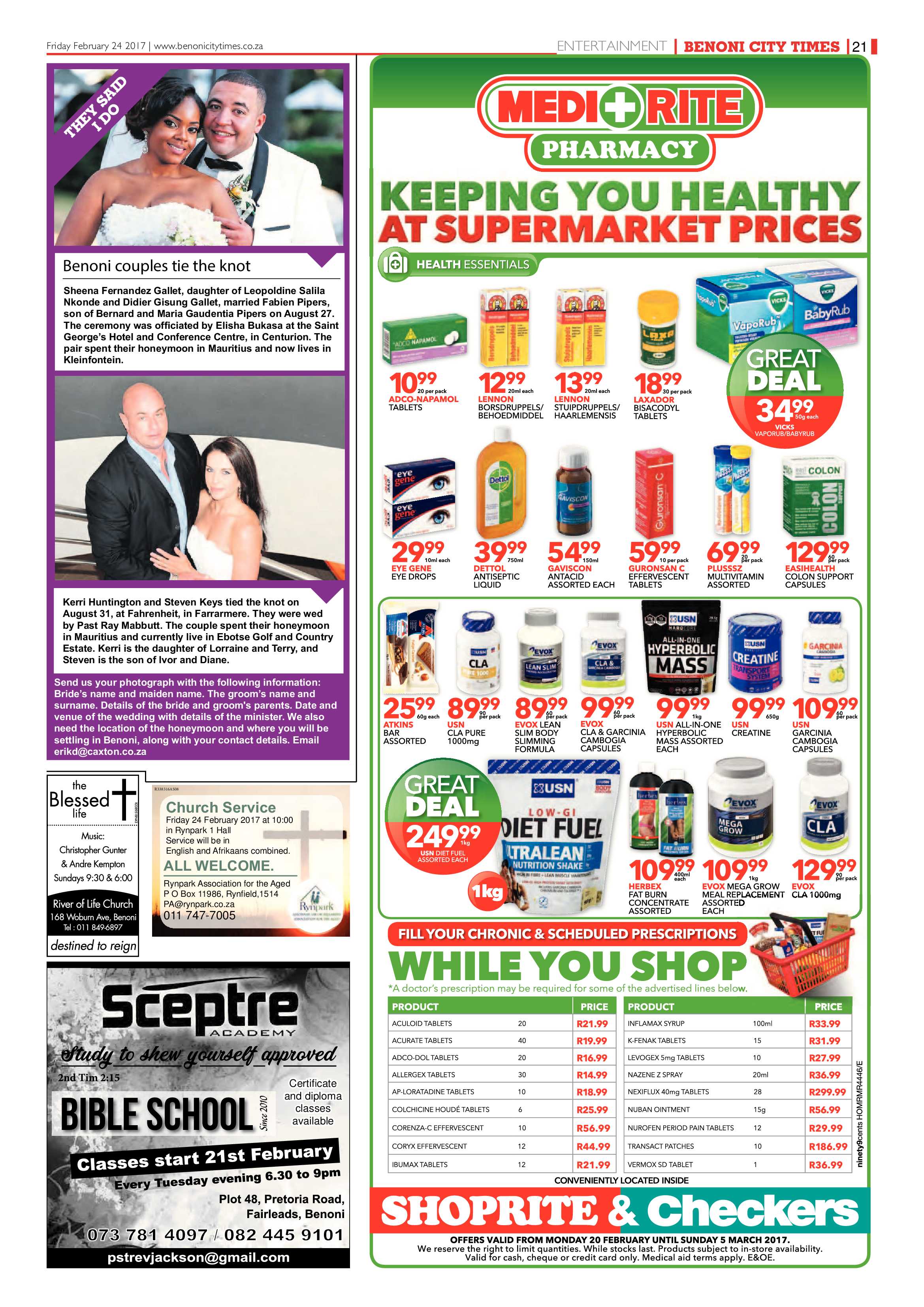 Benoni City Times 23 February 2017 page 21