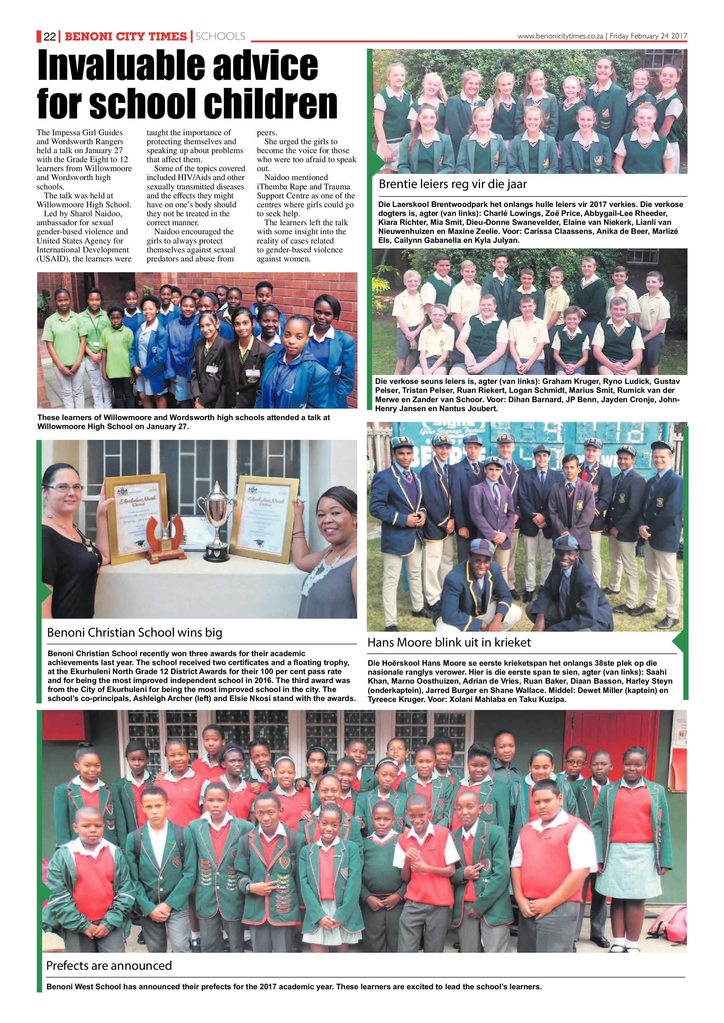 Benoni City Times 23 February 2017 page 22
