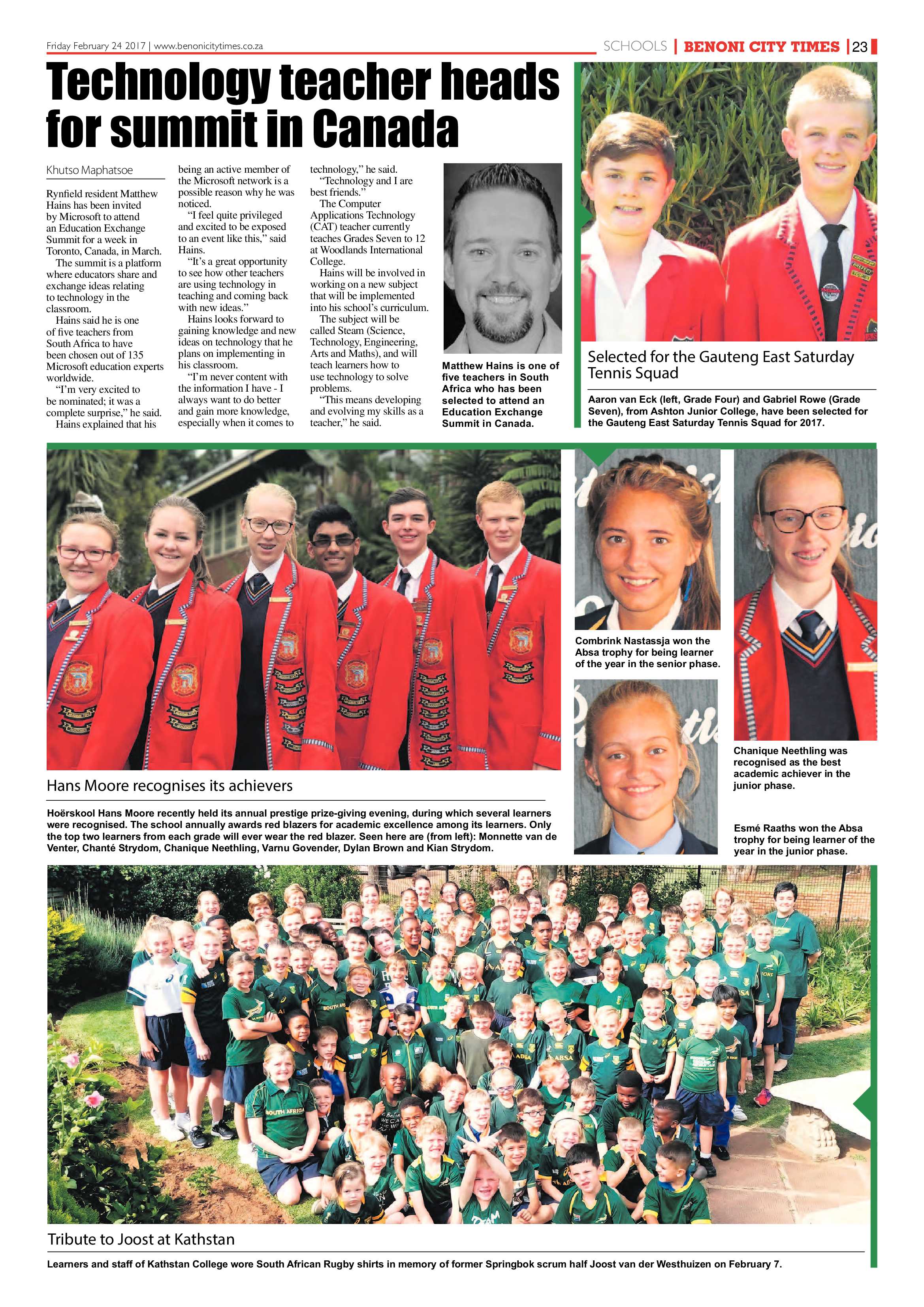 Benoni City Times 23 February 2017 page 23