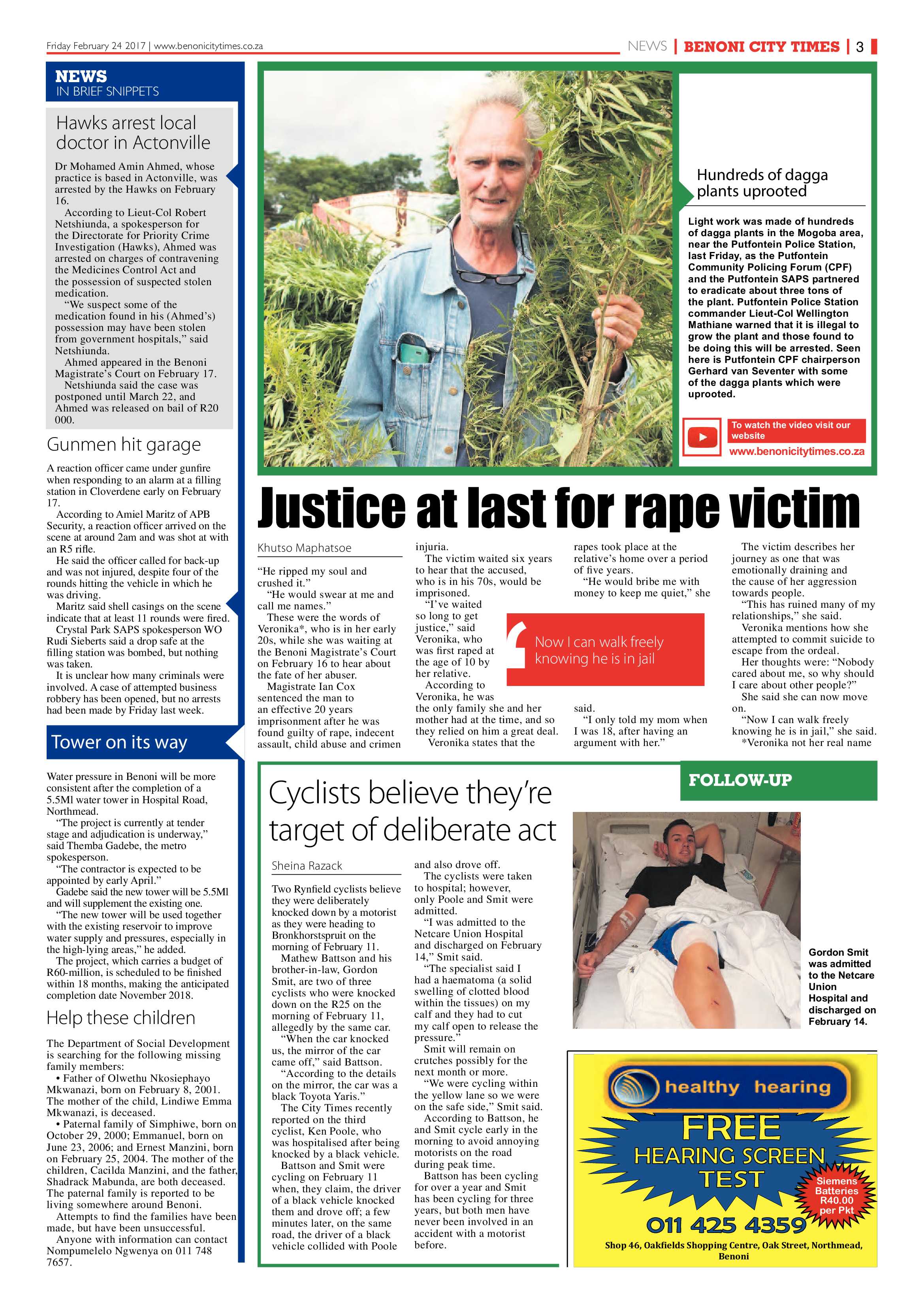 Benoni City Times 23 February 2017 page 3