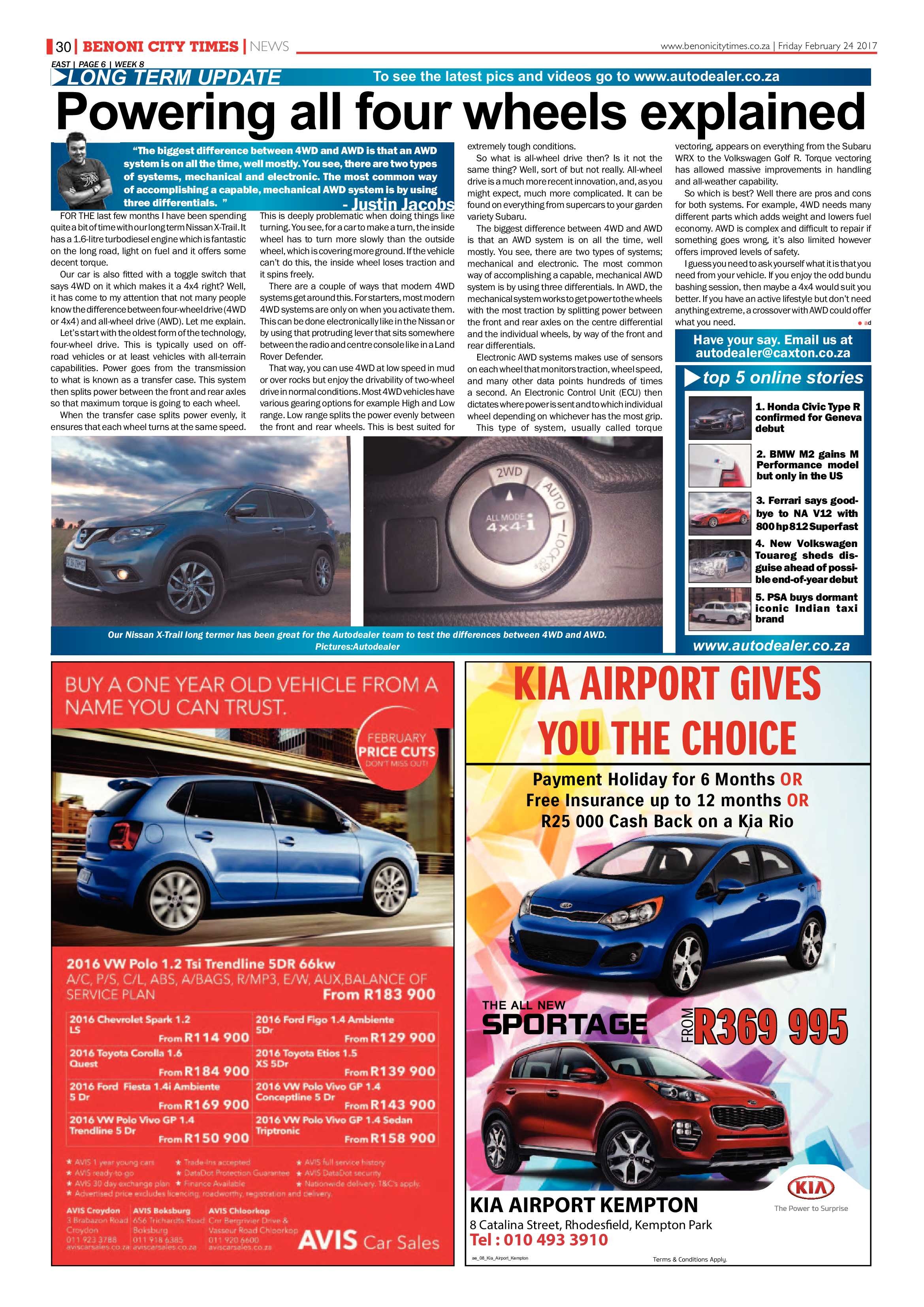 Benoni City Times 23 February 2017 page 30