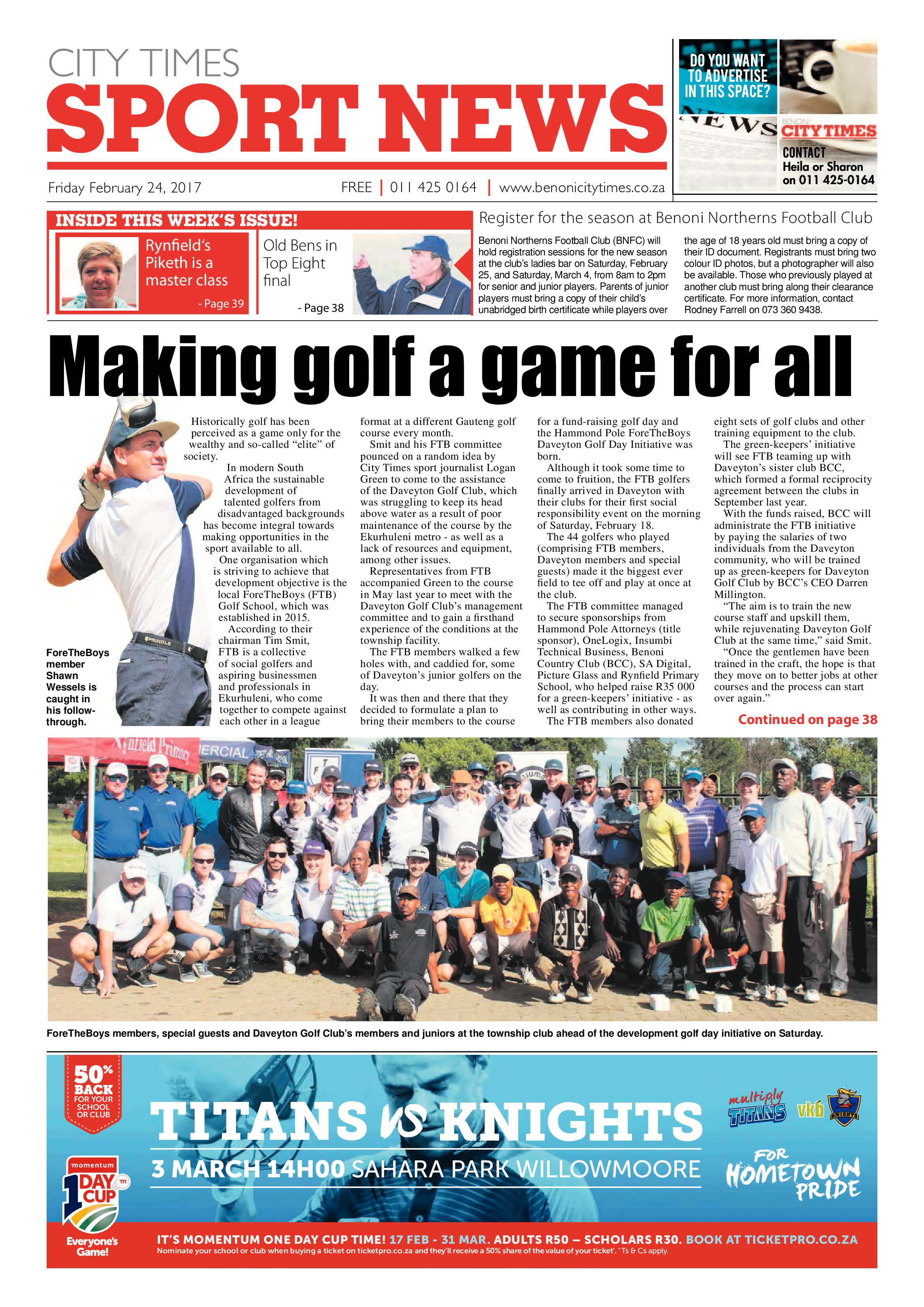 Benoni City Times 23 February 2017 page 40