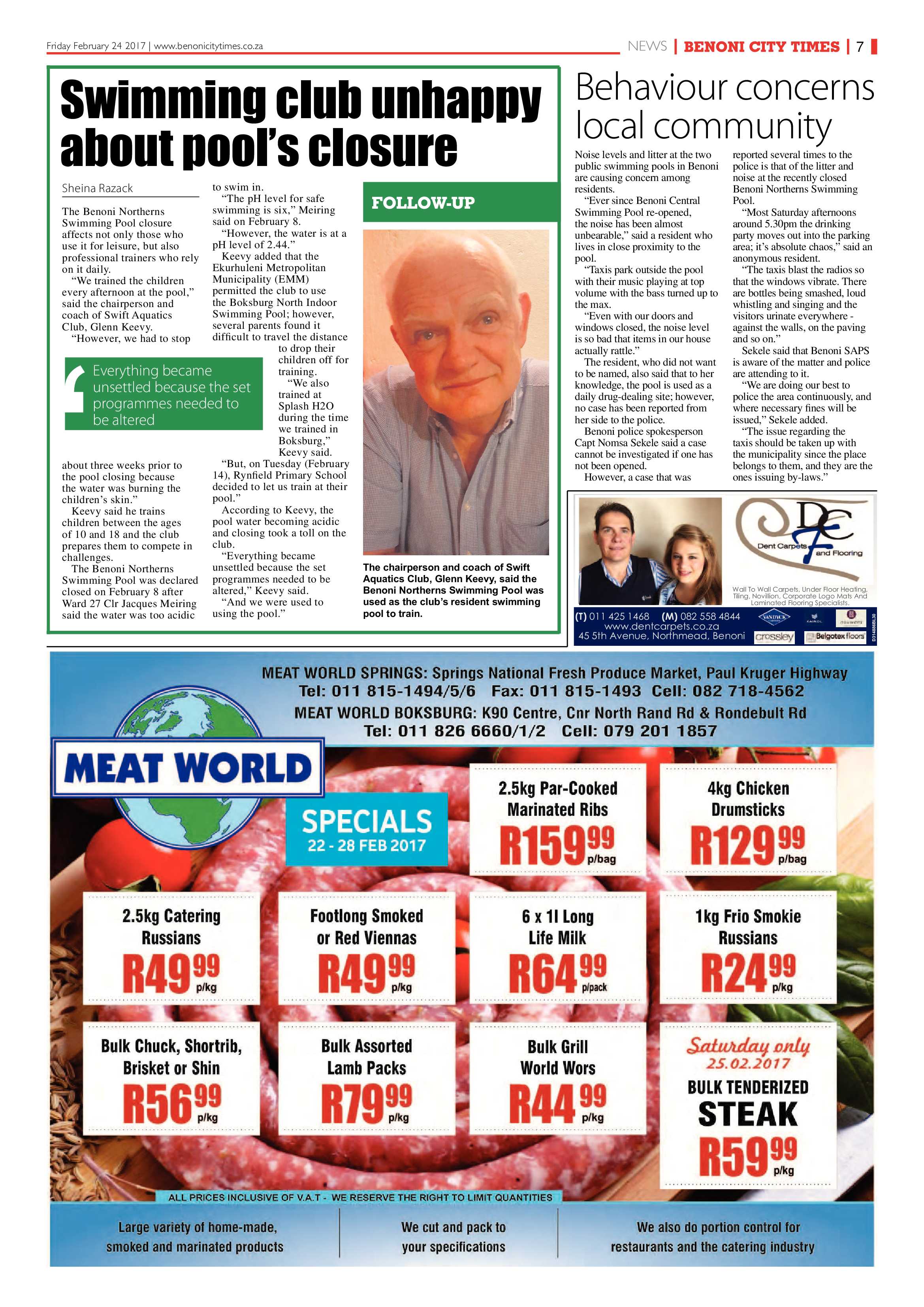Benoni City Times 23 February 2017 page 7