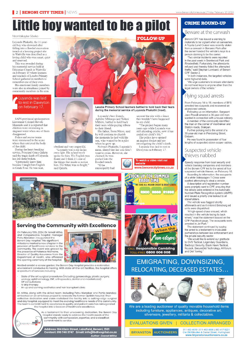 Benoni City Times 23 February 2024 page 2