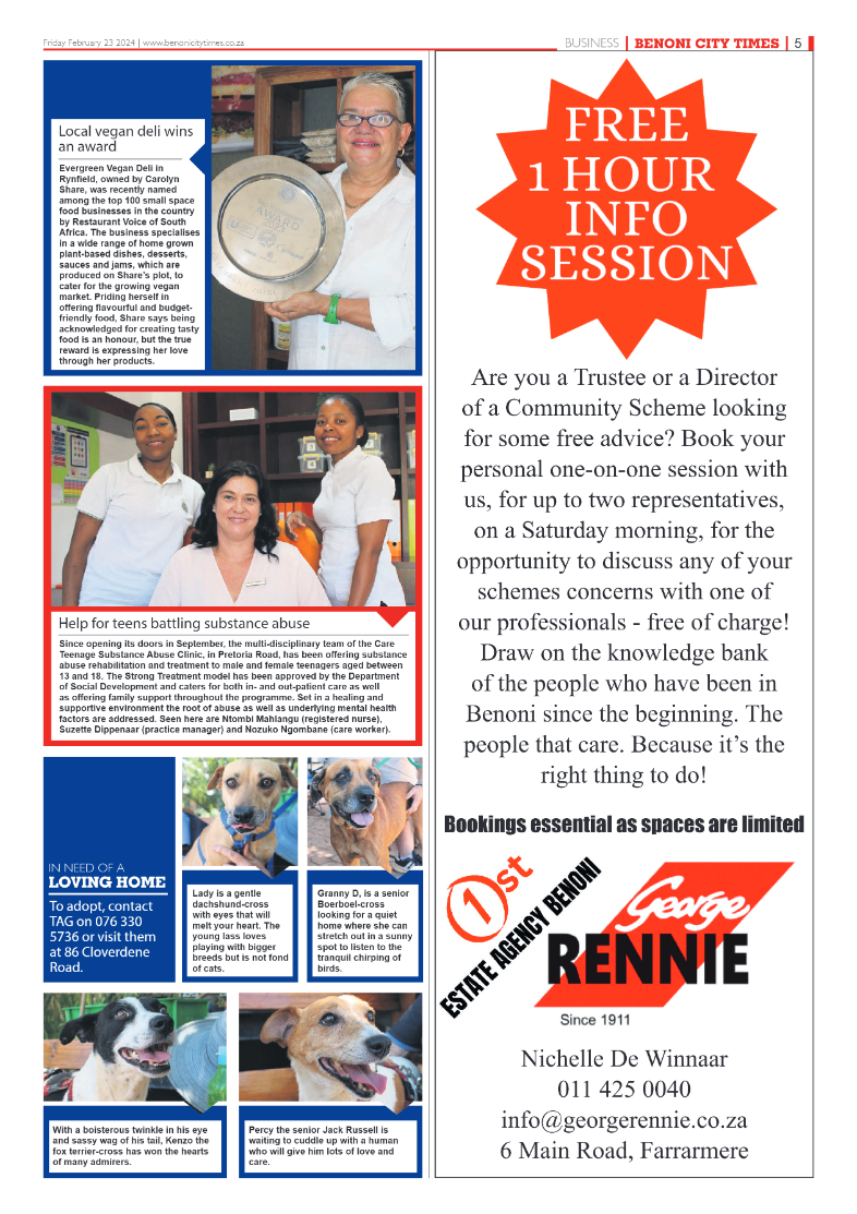 Benoni City Times 23 February 2024 page 5