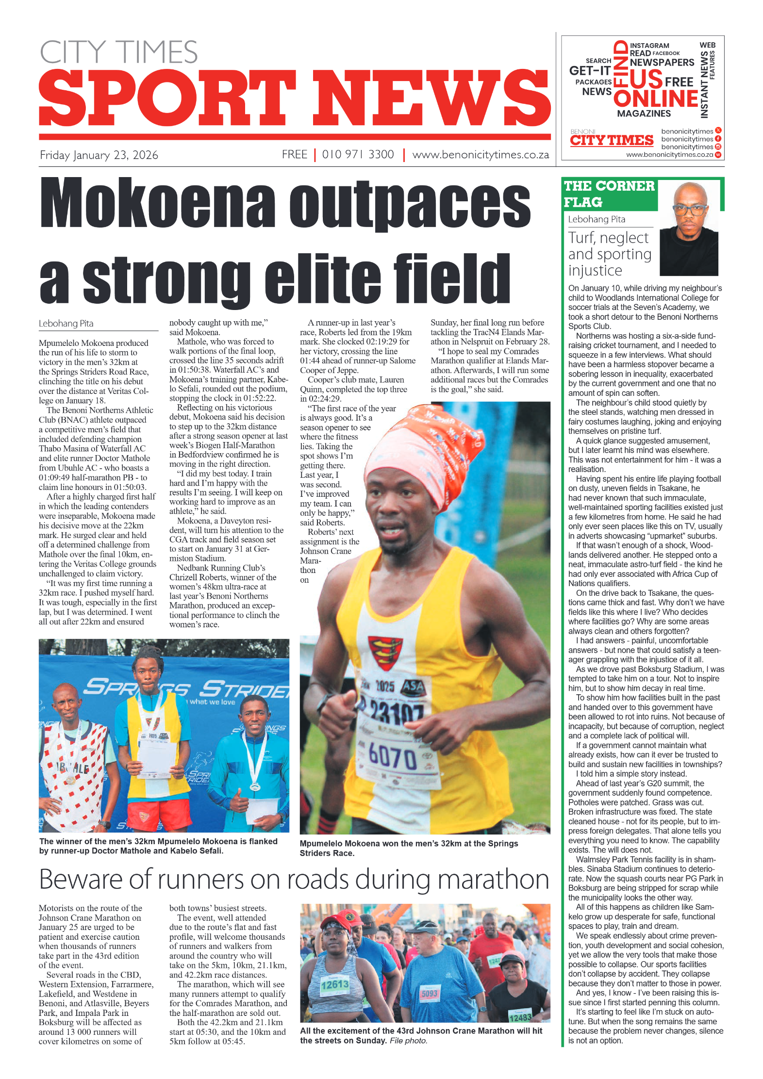 Benoni City Times 23 January 2026 page 12