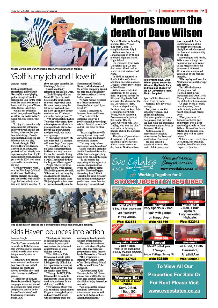 Benoni City Times 23 July 2021 page 11