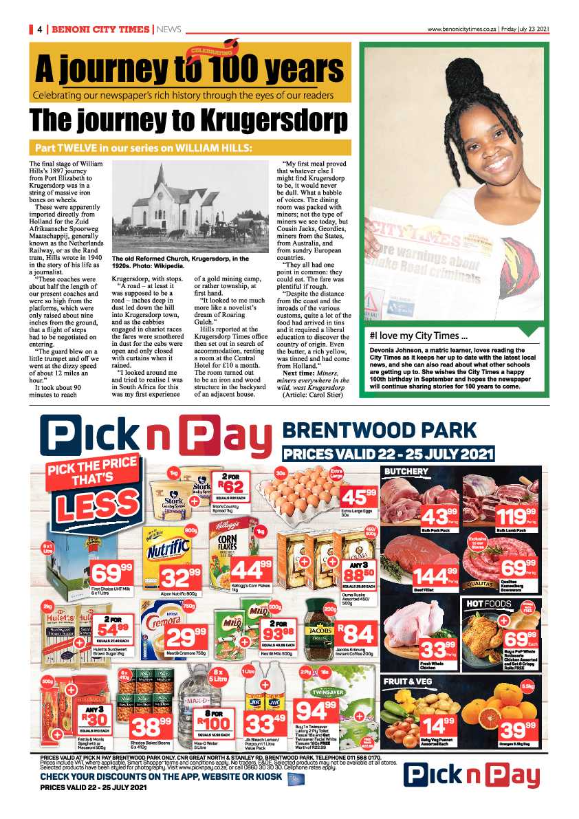 Benoni City Times 23 July 2021 page 4
