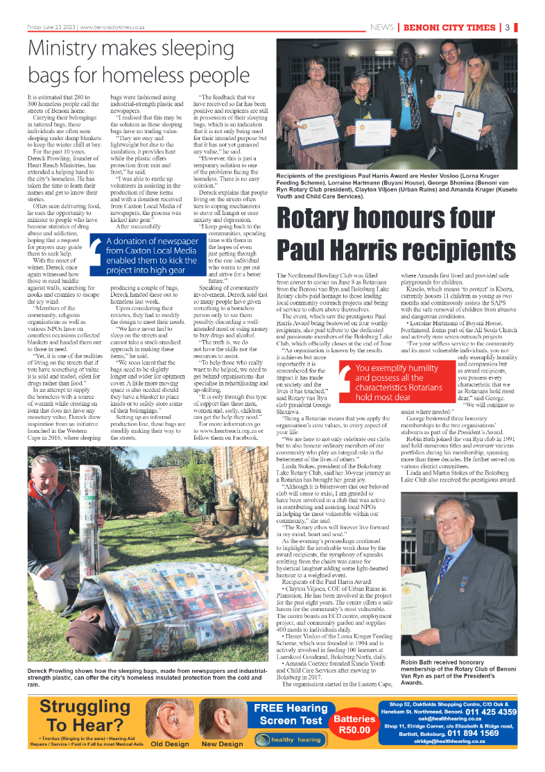 Benoni City Times 23 June 2023 page 3