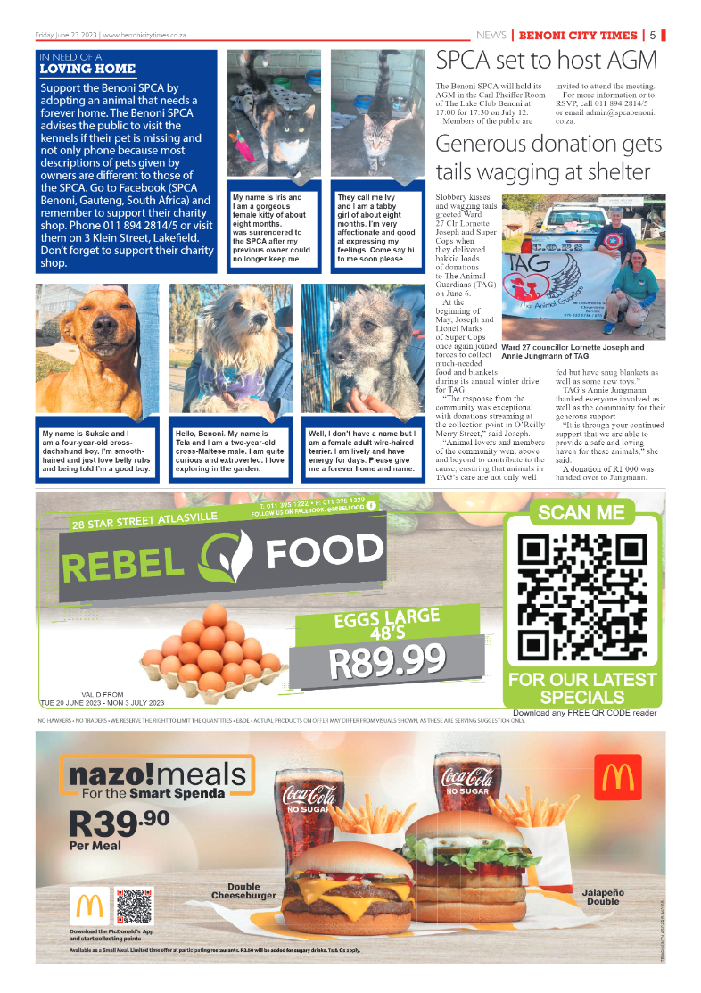 Benoni City Times 23 June 2023 page 5