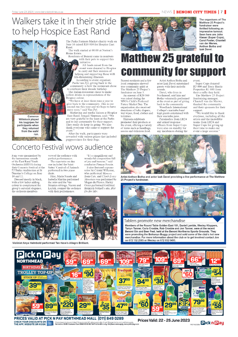 Benoni City Times 23 June 2023 page 7