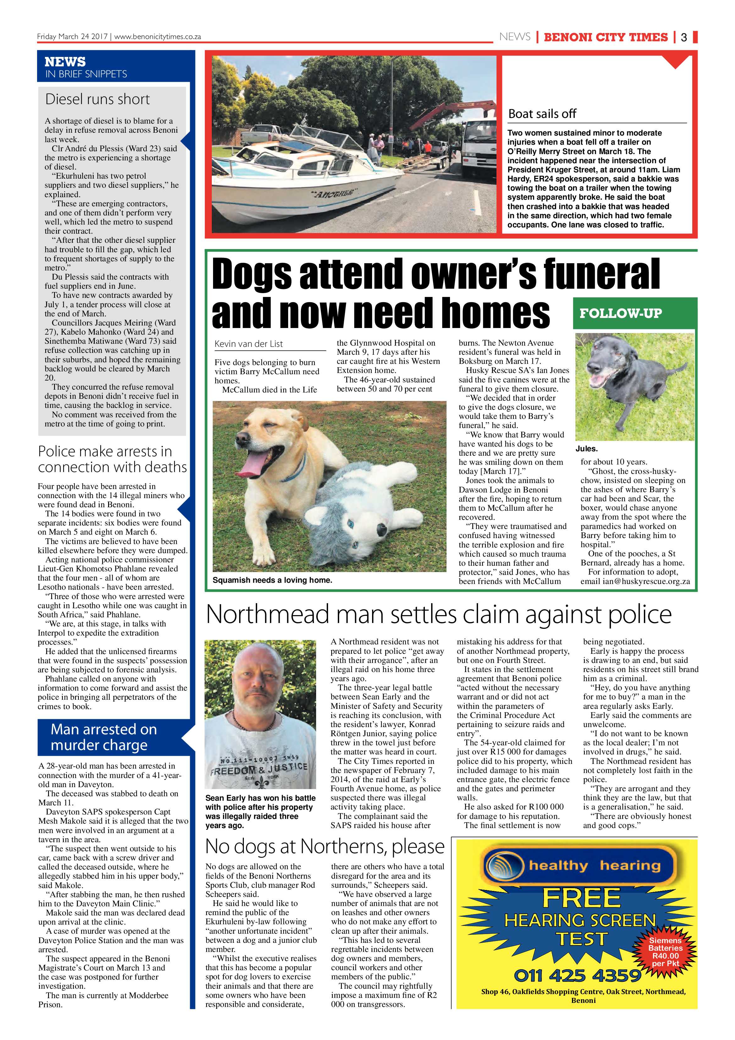 Benoni City Times 23 March 2017 page 3