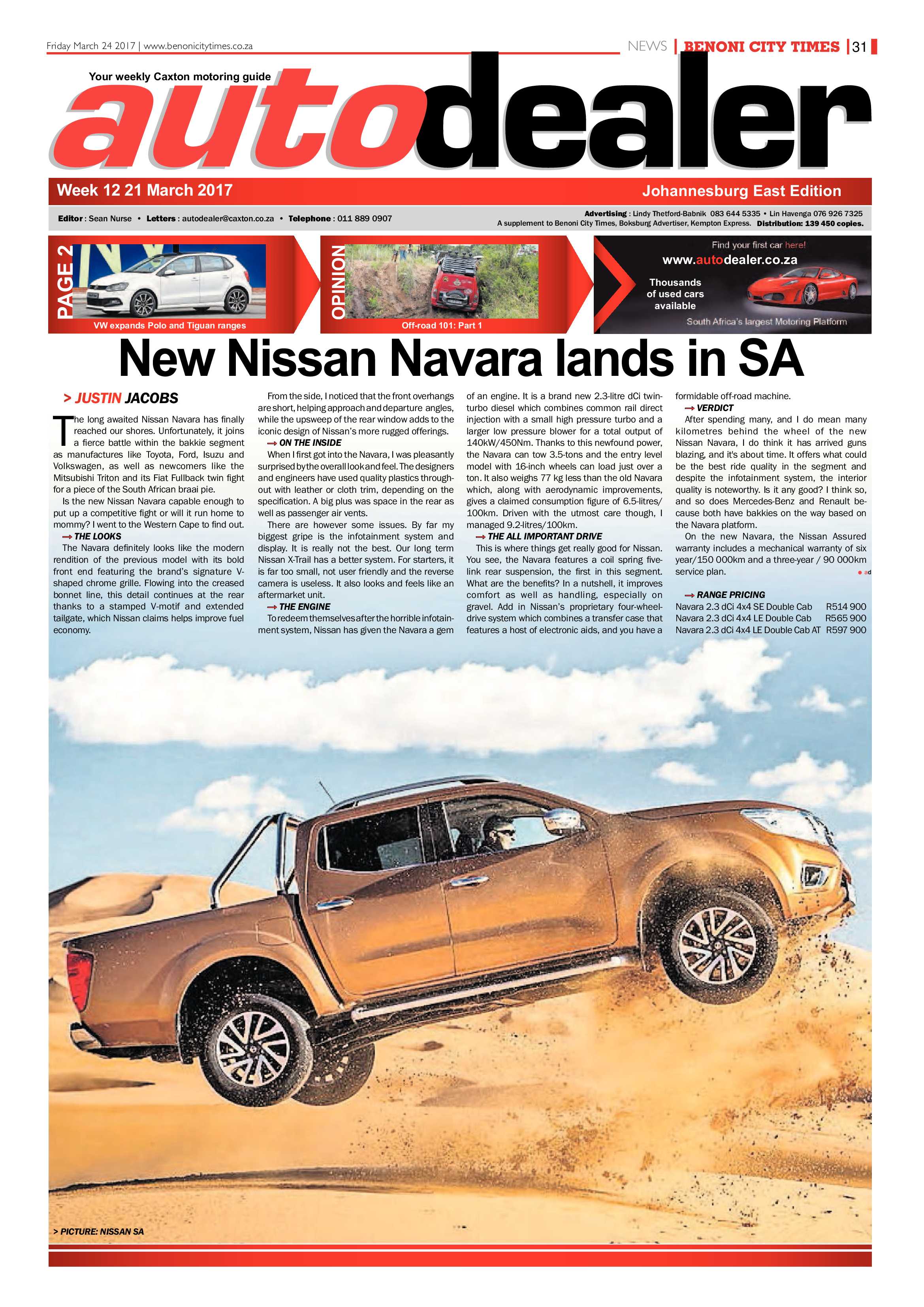 Benoni City Times 23 March 2017 page 31