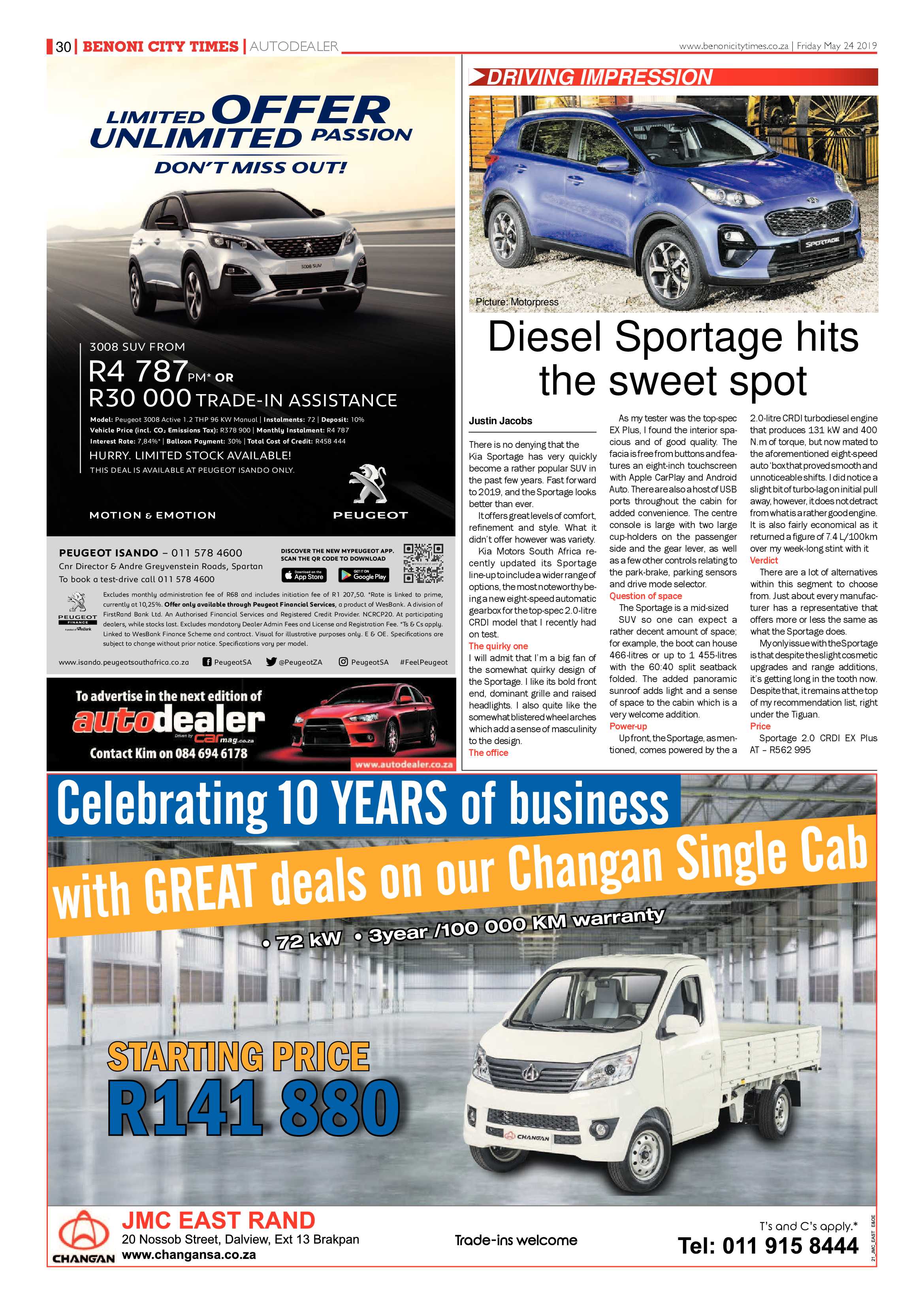 Benoni City Times 23 May 2019 page 30