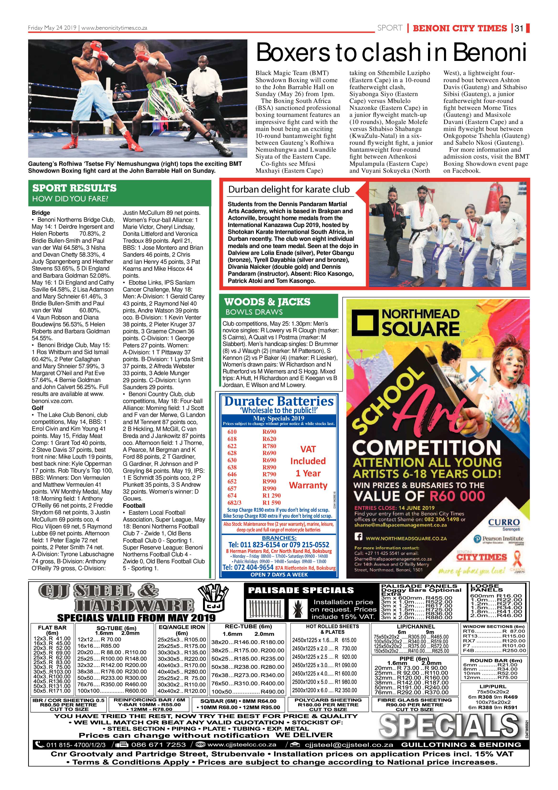 Benoni City Times 23 May 2019 page 31