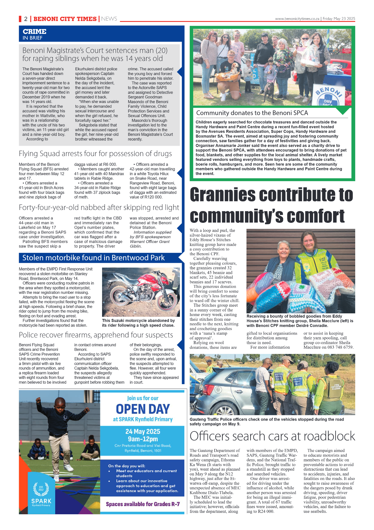 Benoni City Times 23 May 2025 page 4