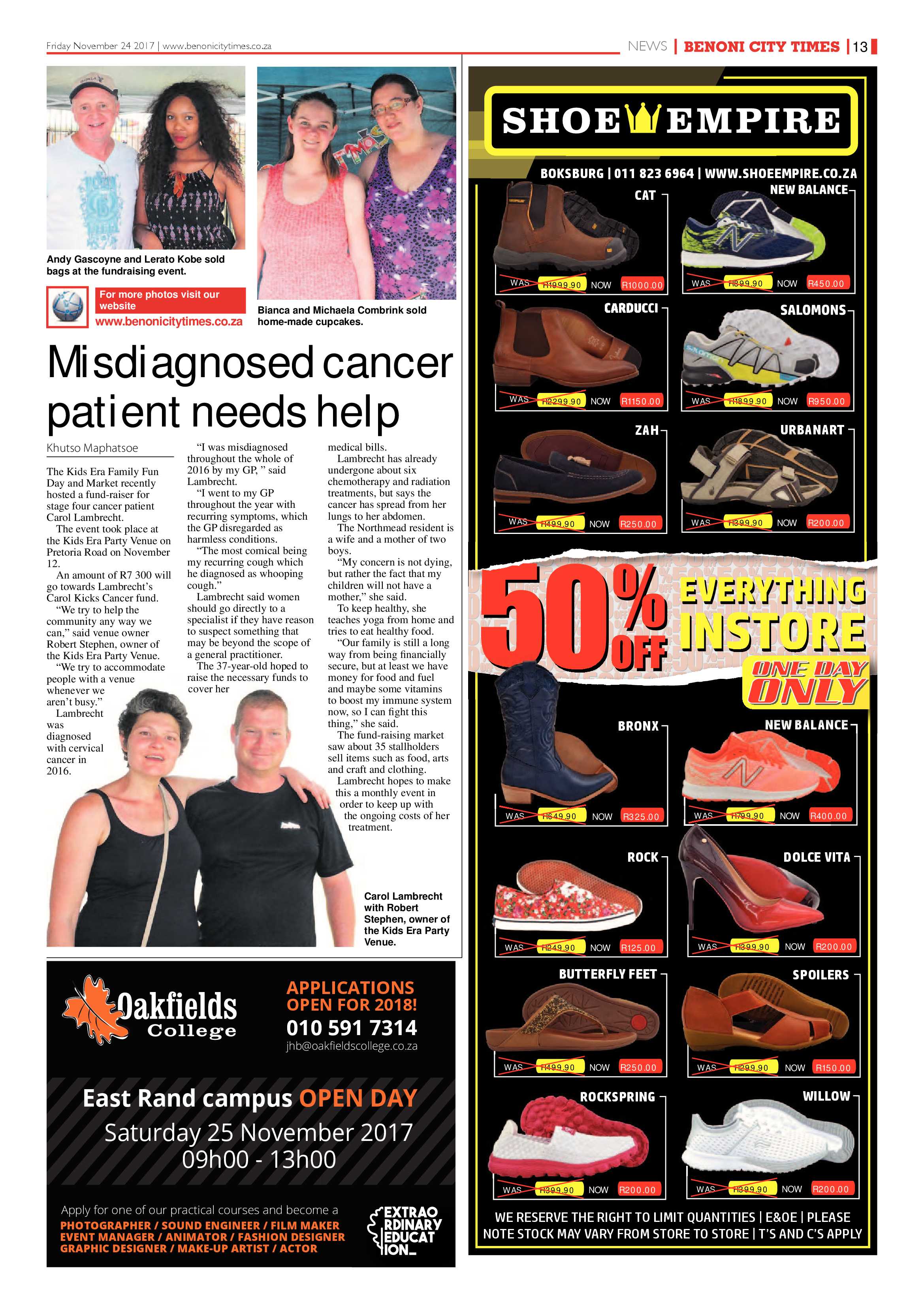 Benoni City Times 23 November 2017 page 15