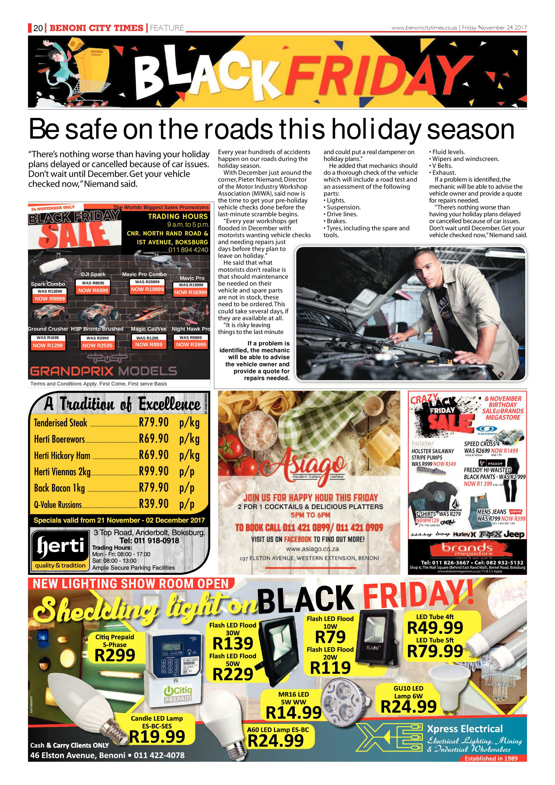 Benoni City Times 23 November 2017 page 22