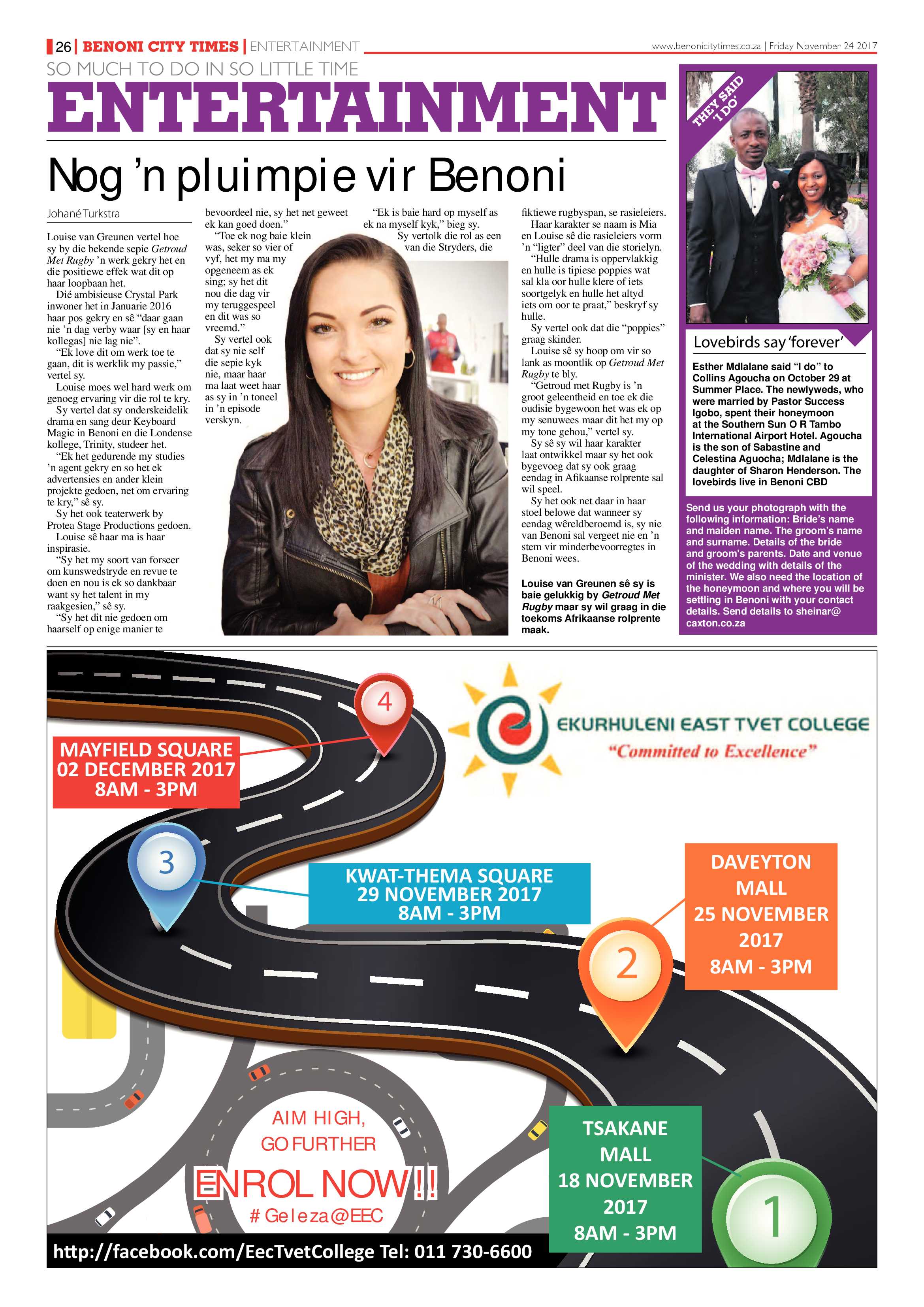 Benoni City Times 23 November 2017 page 28