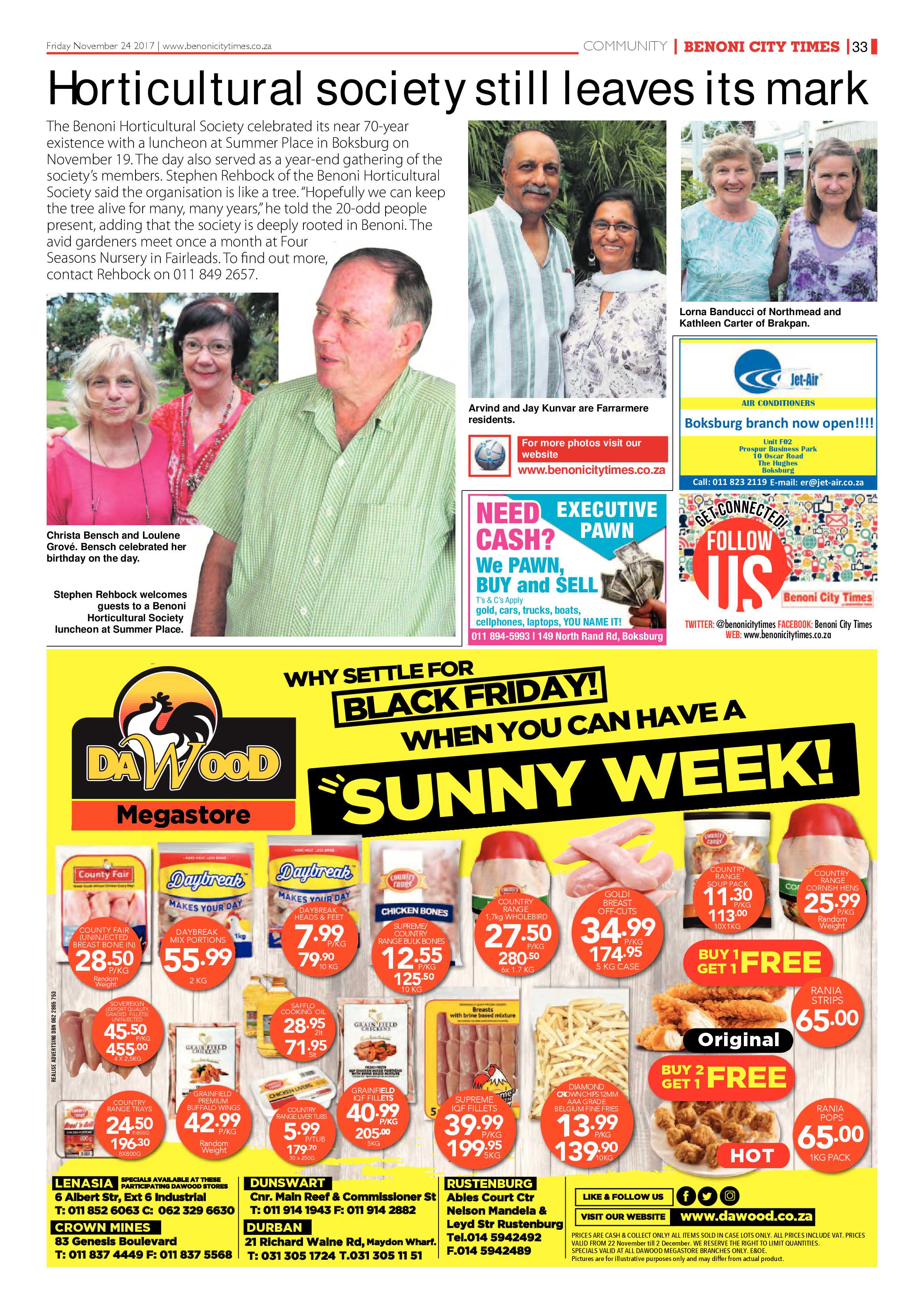 Benoni City Times 23 November 2017 page 35