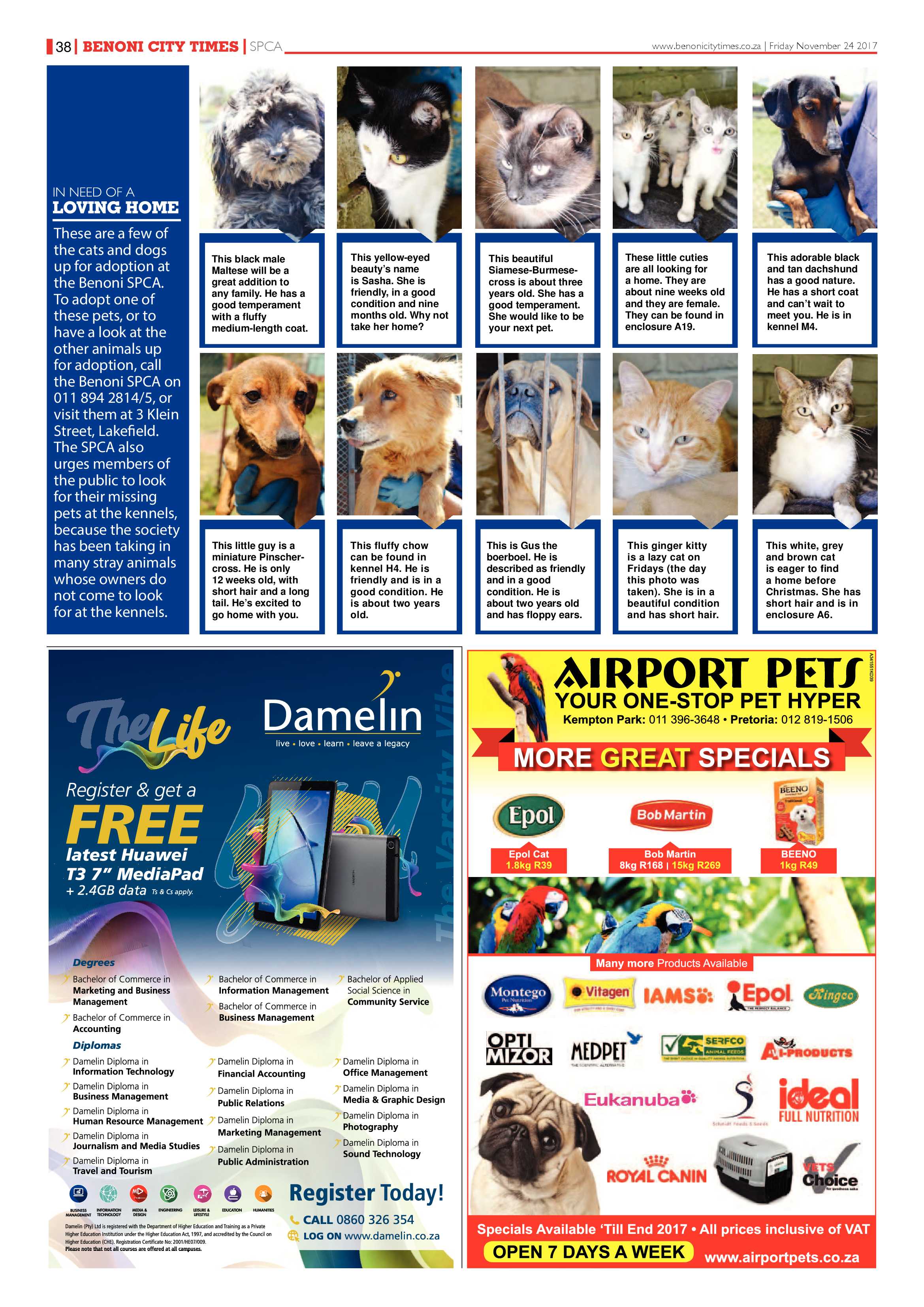Benoni City Times 23 November 2017 page 40