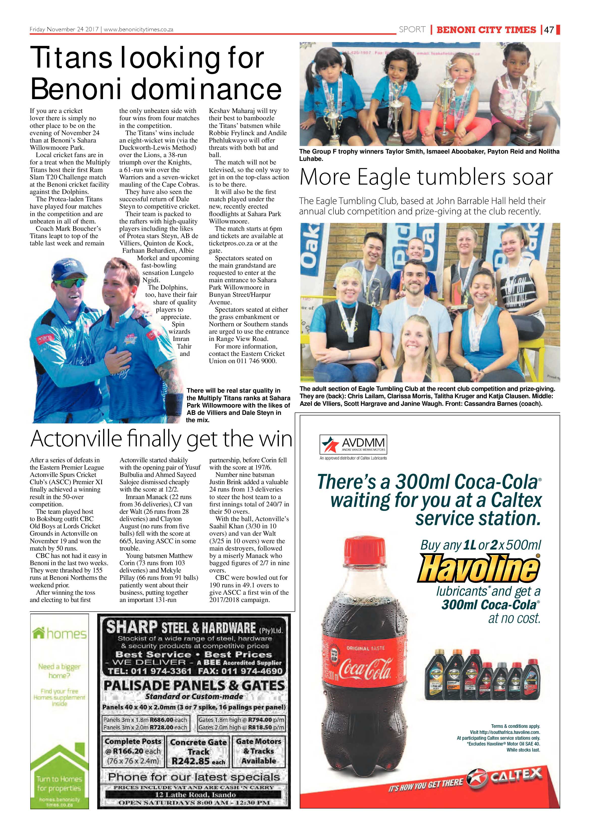 Benoni City Times 23 November 2017 page 49