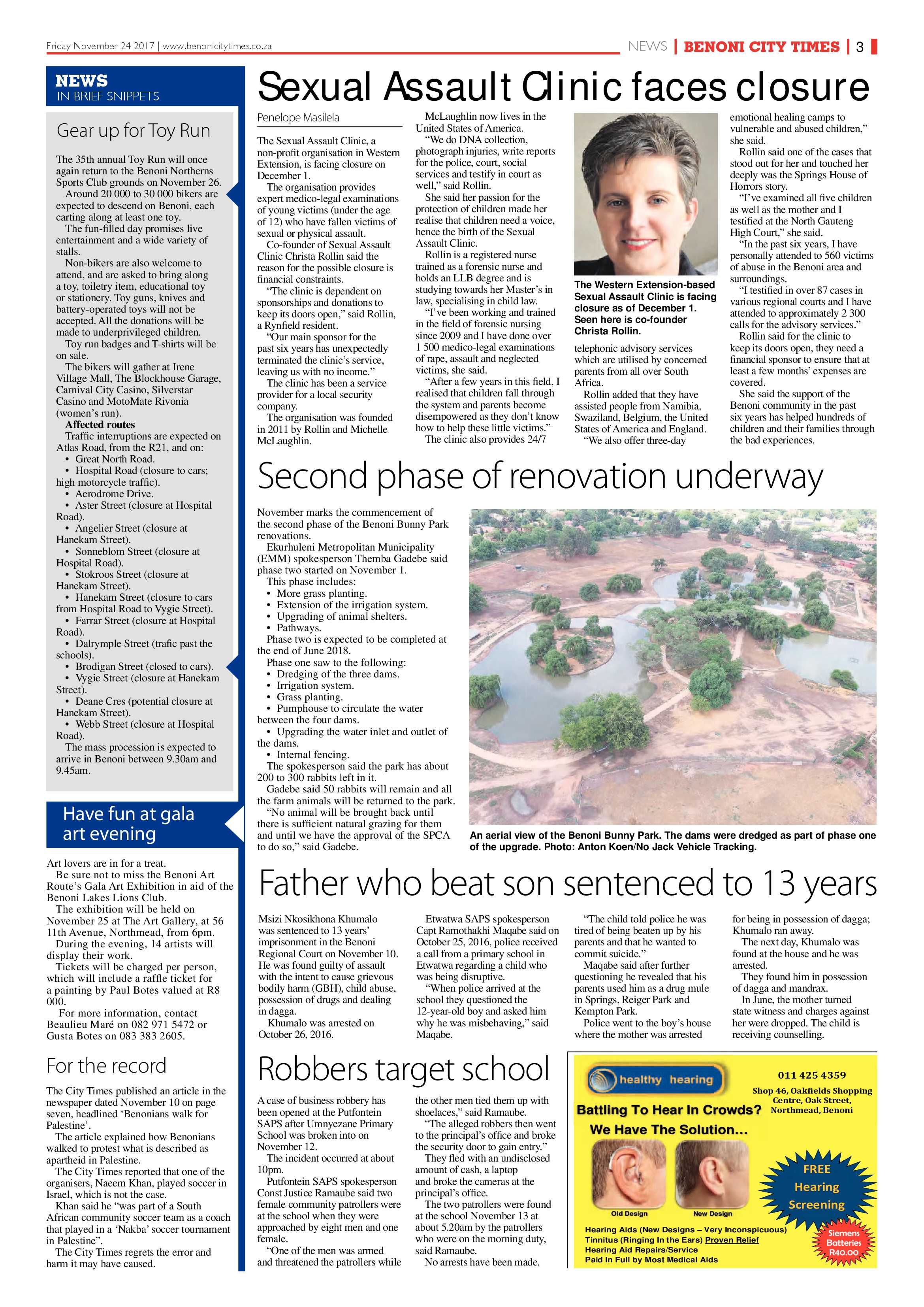 Benoni City Times 23 November 2017 page 5