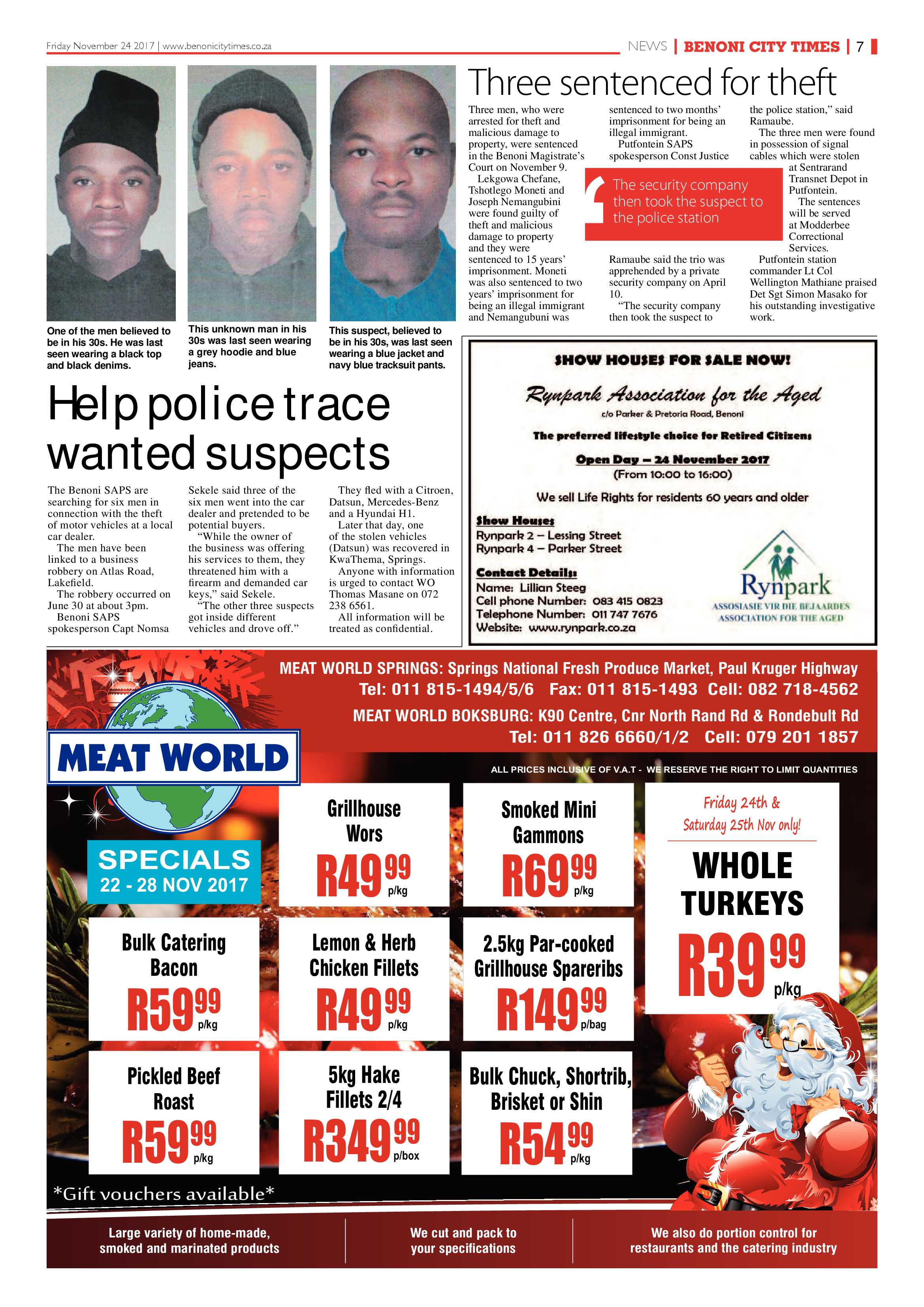 Benoni City Times 23 November 2017 page 9