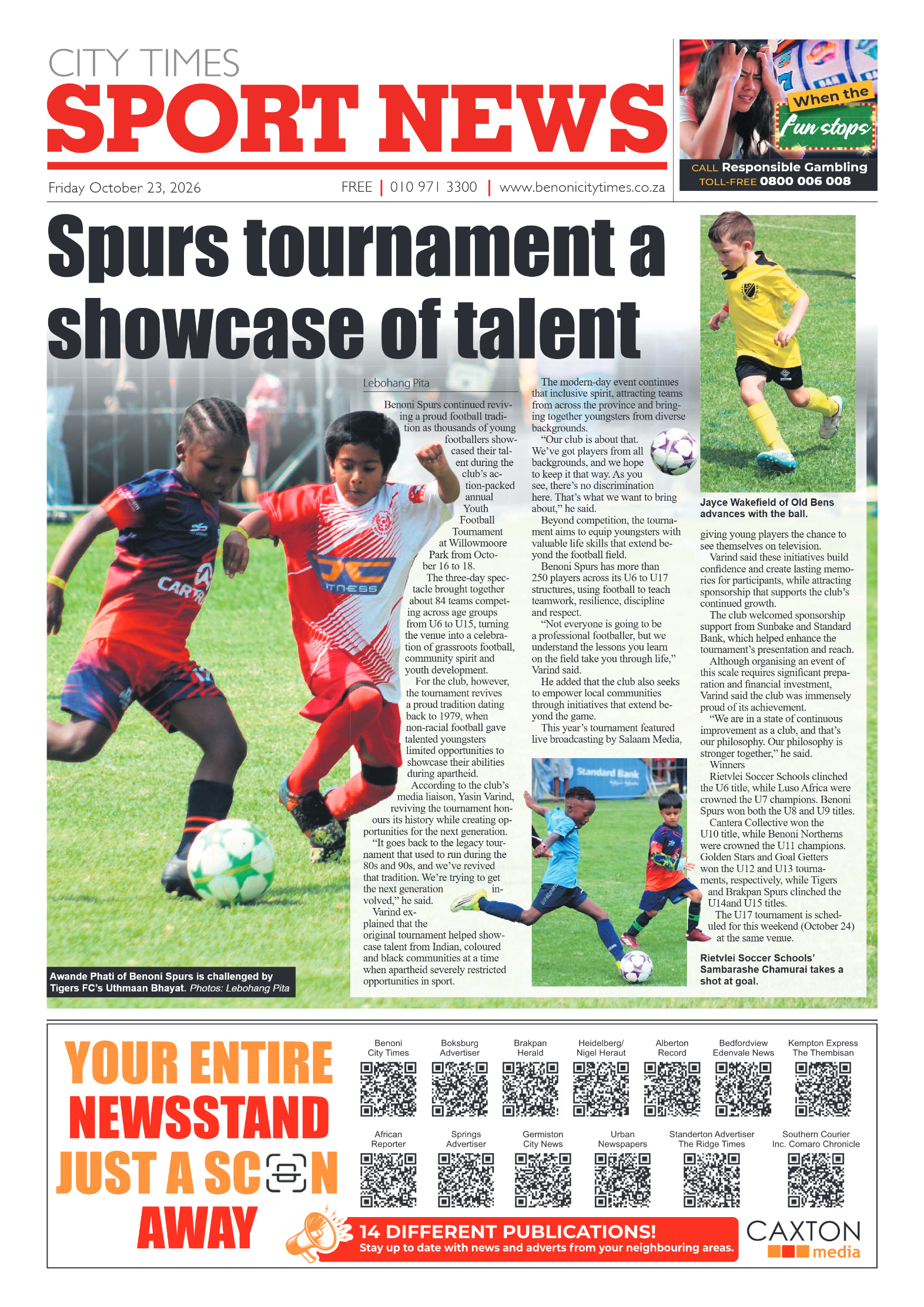 Benoni City Times 23 October 2026 page 8