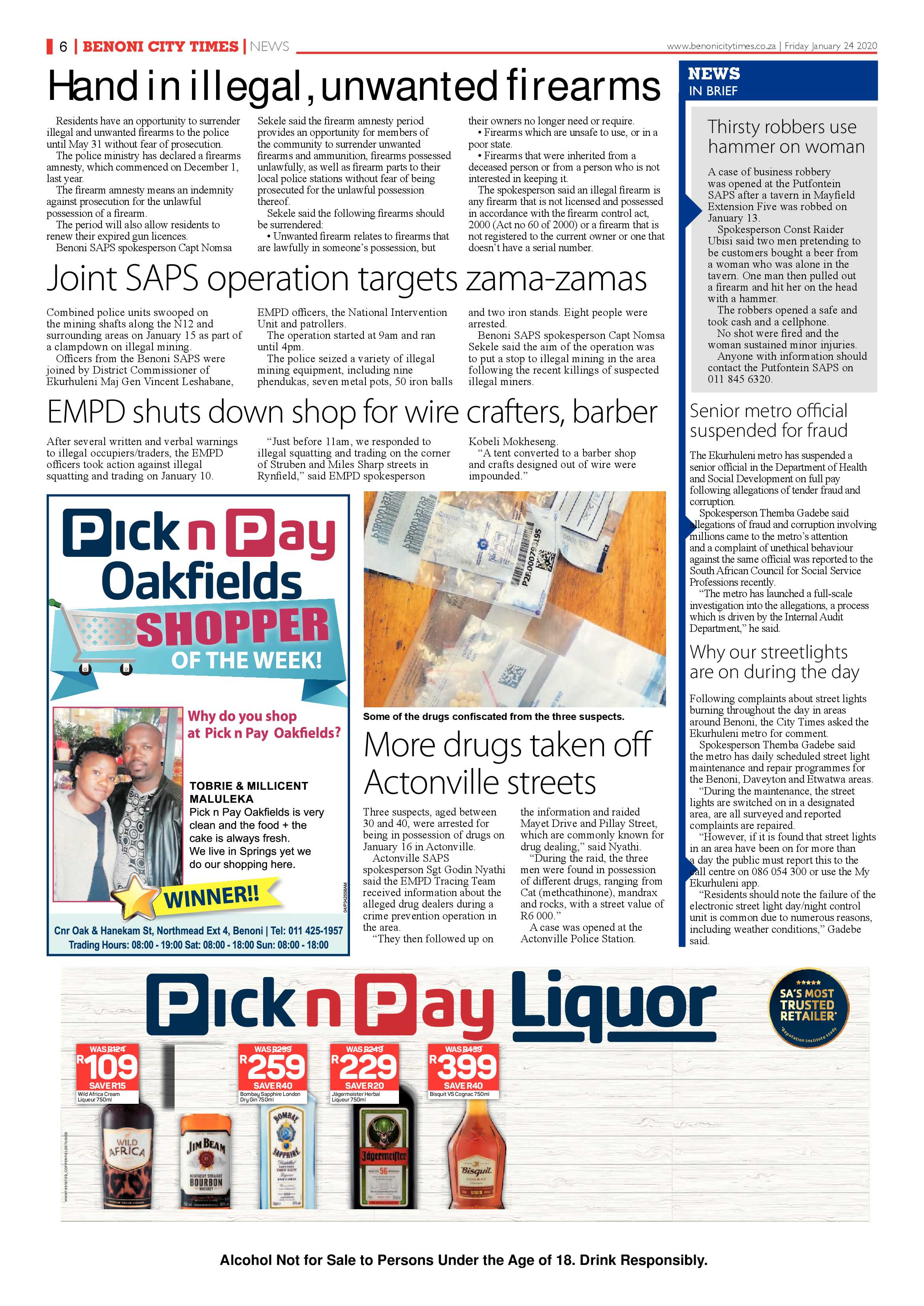 Benoni City Times 23 january 2020 page 6