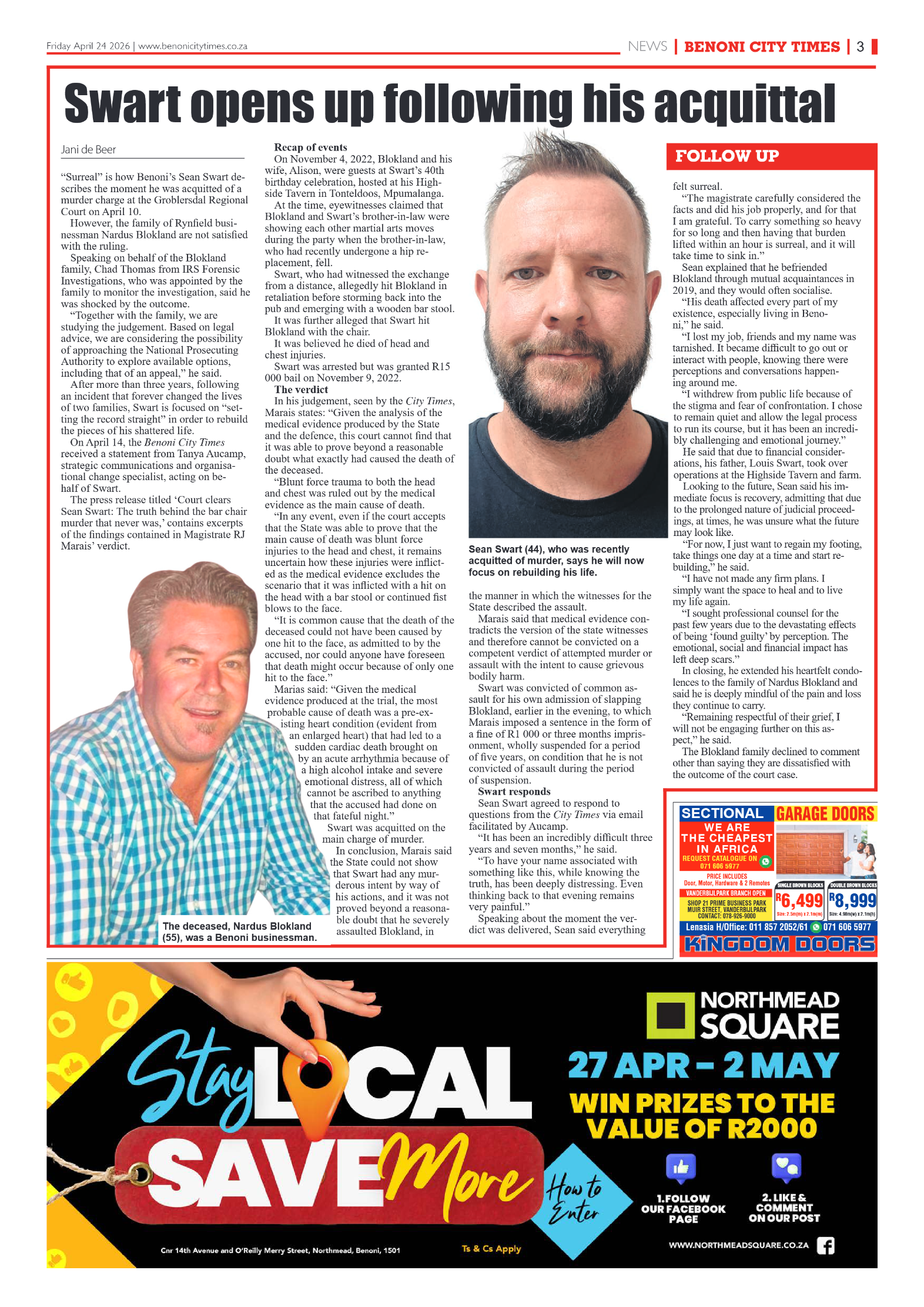 Benoni City Times 24 April 2026 page 3