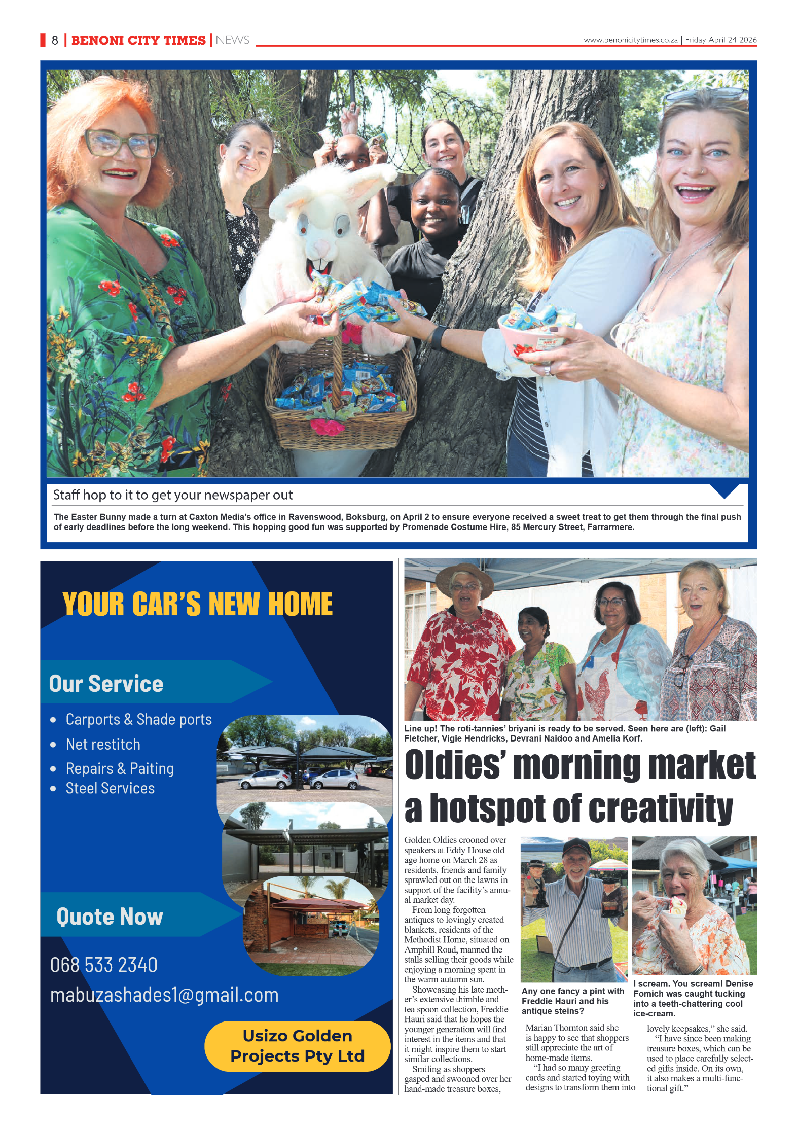 Benoni City Times 24 April 2026 page 8