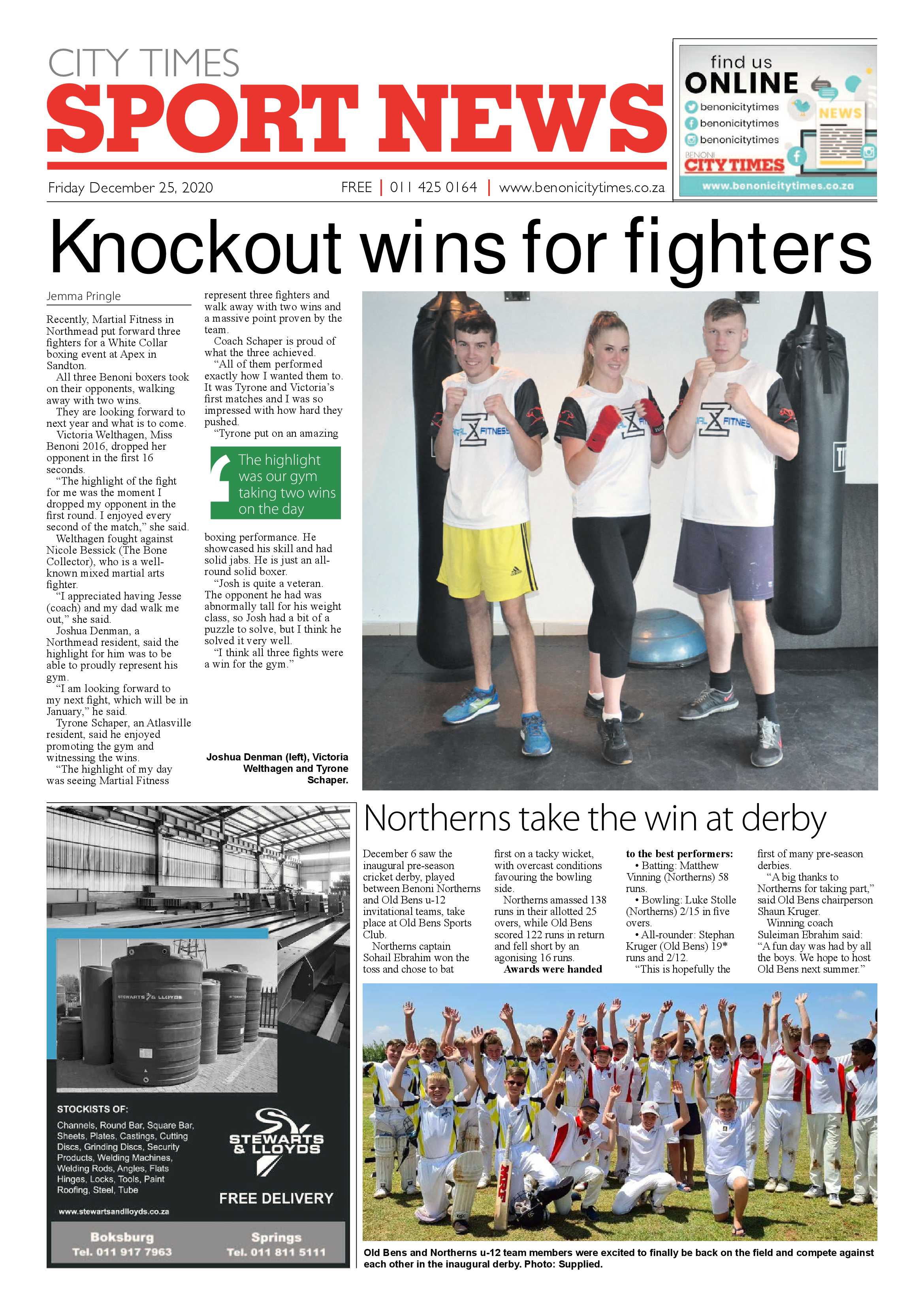 Benoni City Times 24 December 2020 page 12