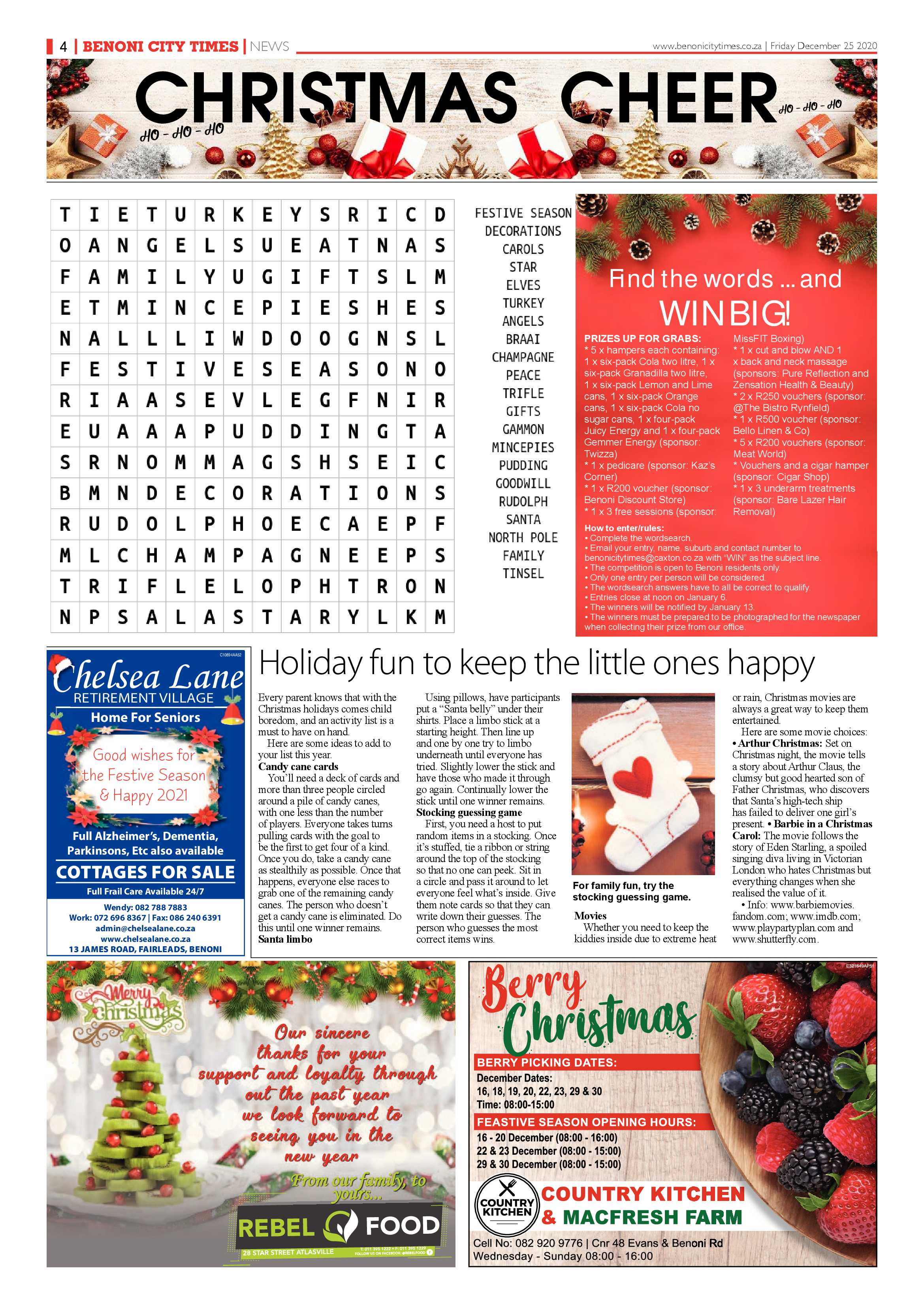Benoni City Times 24 December 2020 page 4