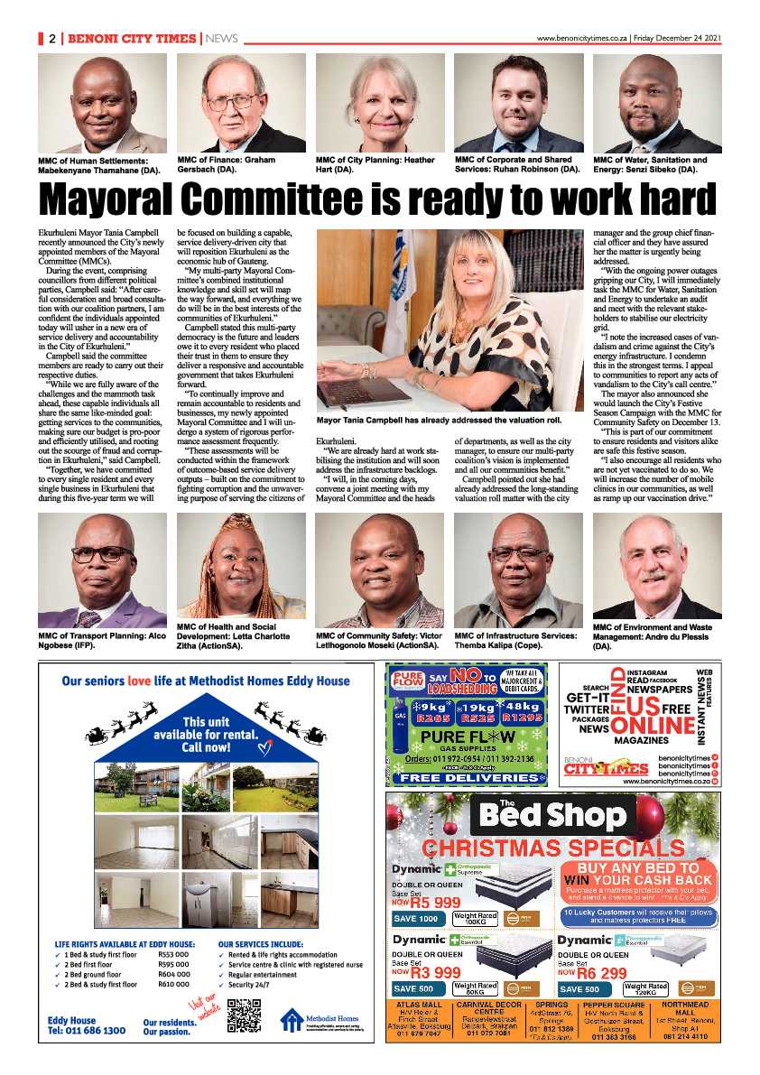 Benoni City Times 24 December 2021 page 2