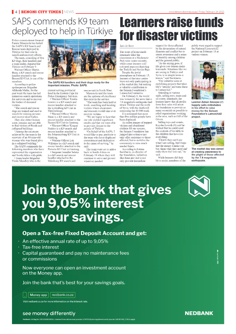 Benoni City Times 24 February 2023 page 4