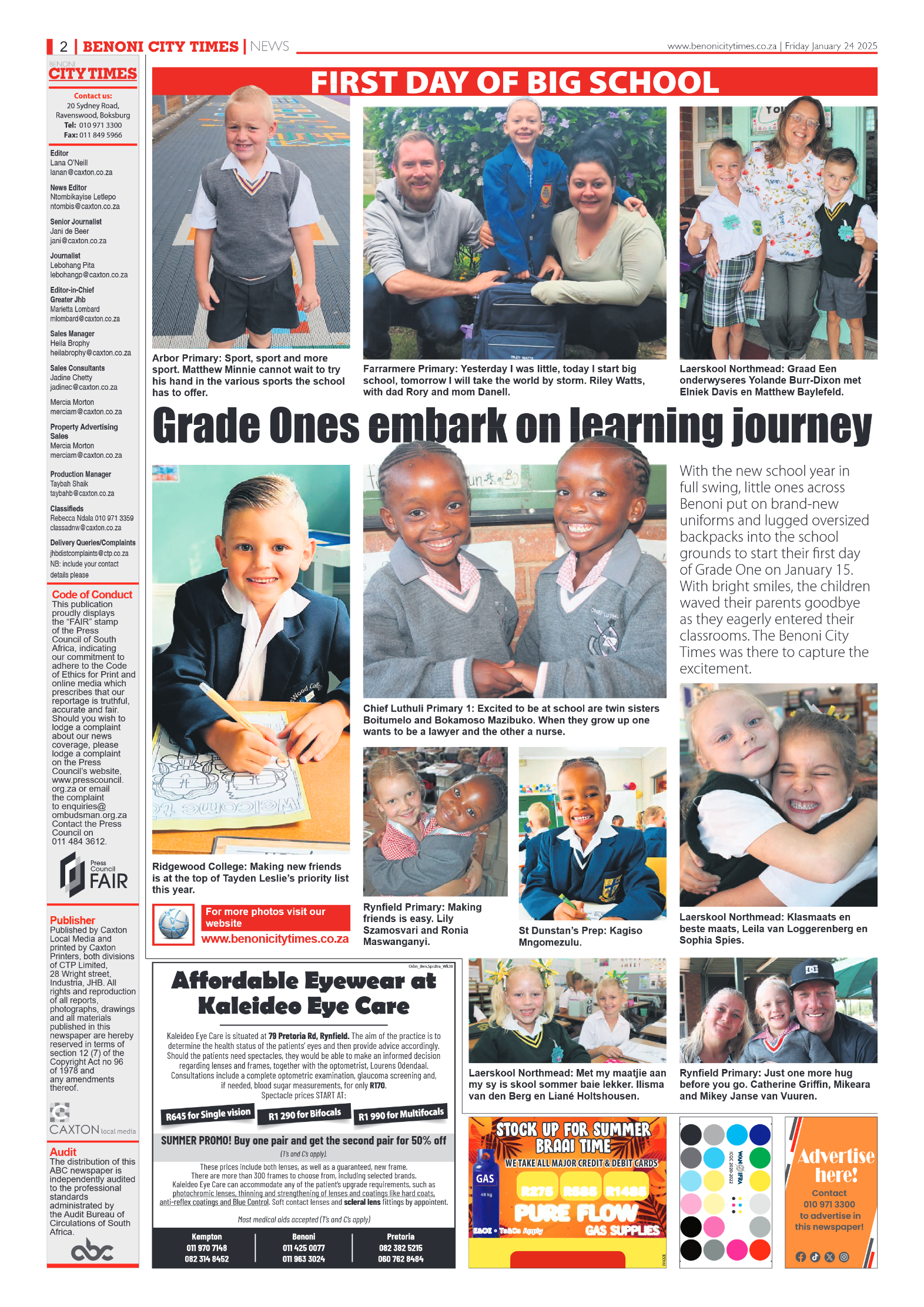 Benoni City Times 24 January 2025 page 2