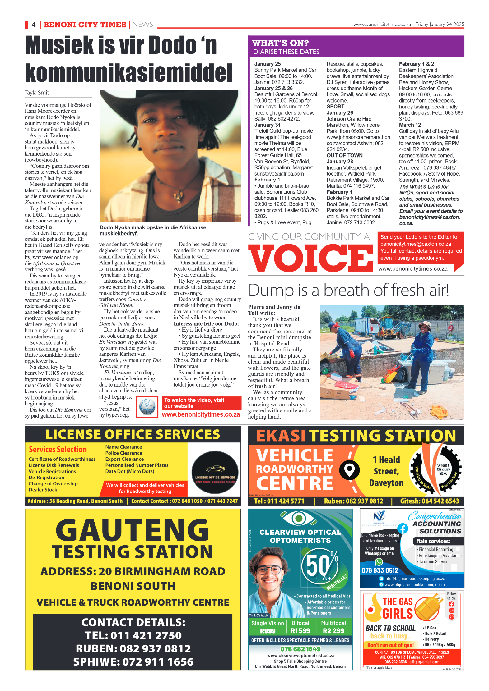 Benoni City Times 24 January 2025 page 4