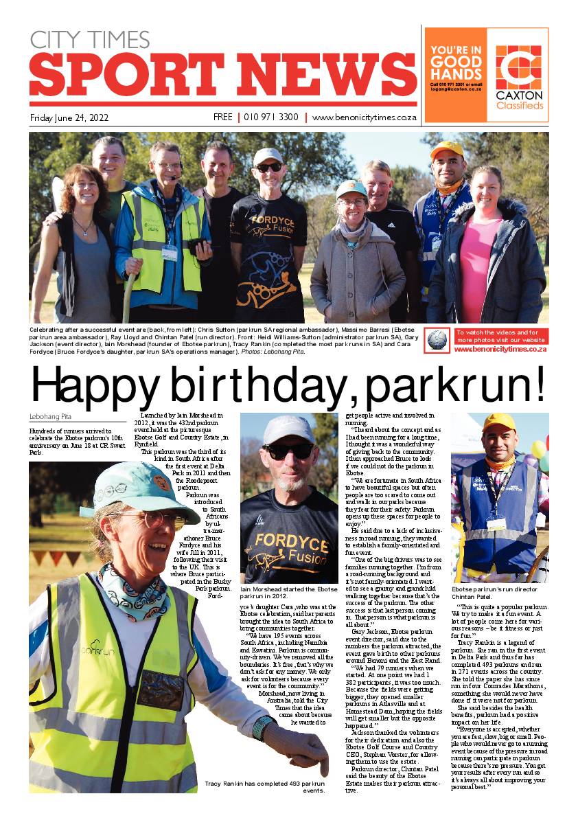 Benoni City Times 24 June 2022 page 20