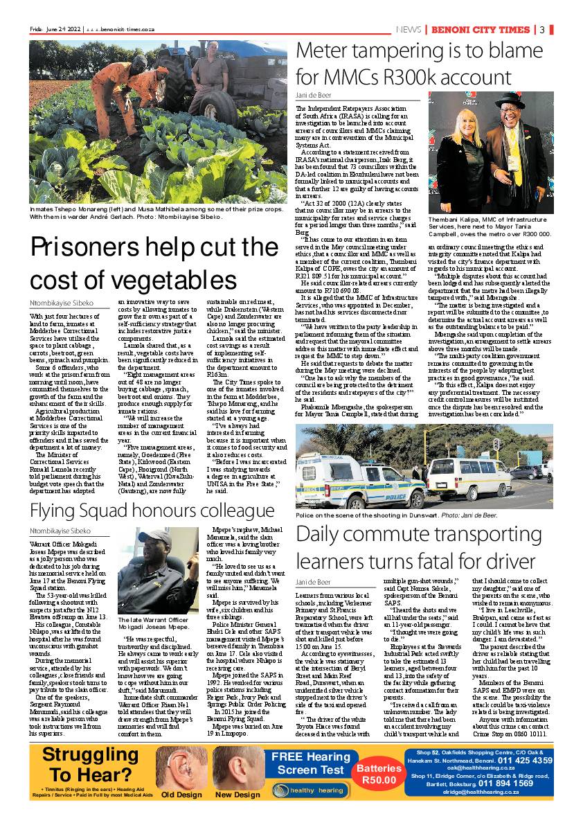 Benoni City Times 24 June 2022 page 3