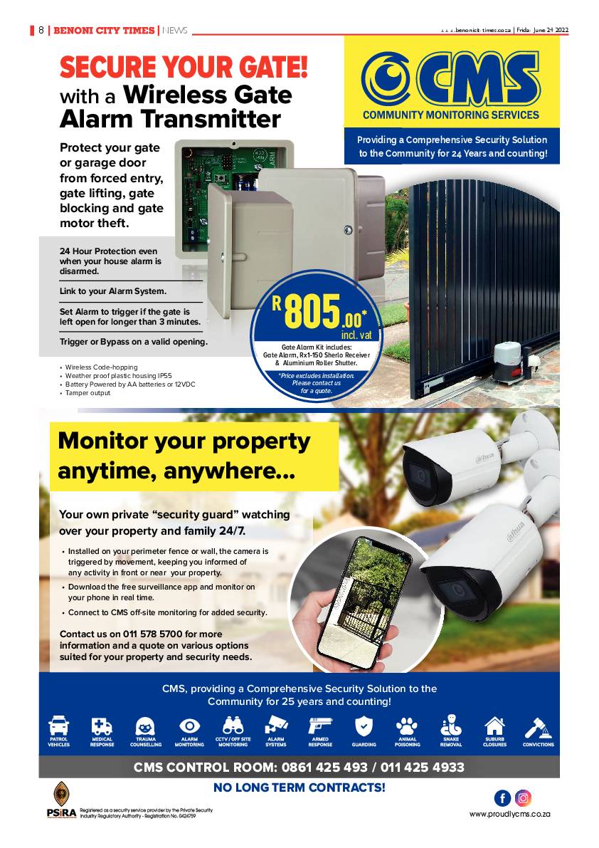 Benoni City Times 24 June 2022 page 8