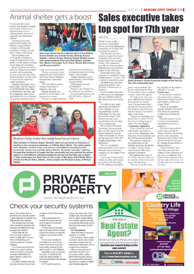 Benoni City Times 24 March 2023 page 15