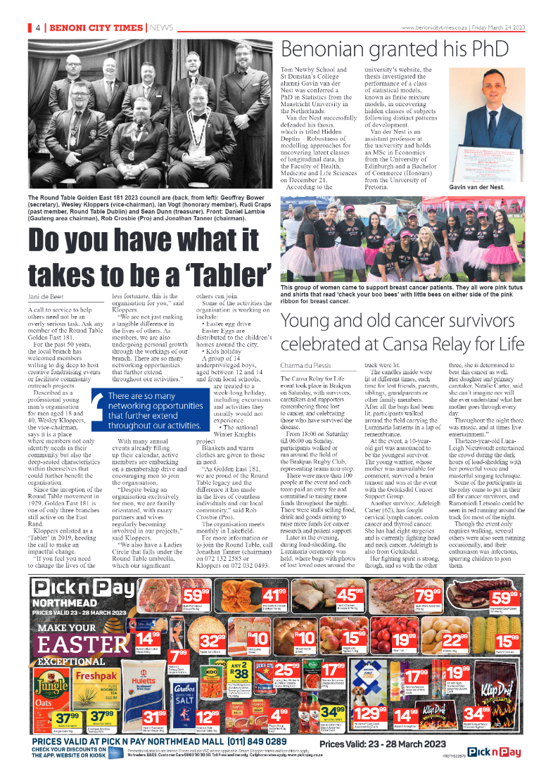Benoni City Times 24 March 2023 page 4